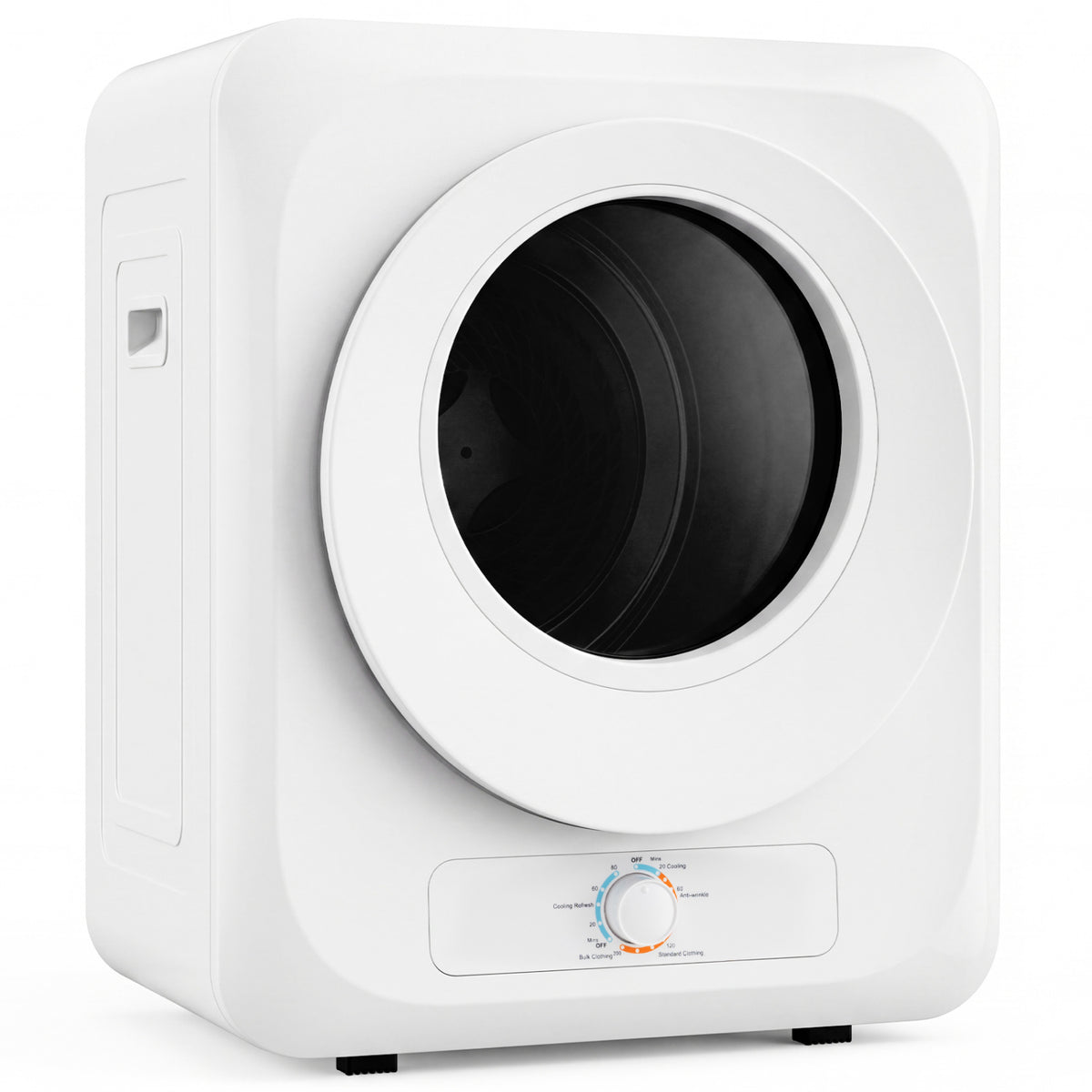 120V Portable Clothes Dyer 1.5 Cu.ft Compact Laundry Dyer with 5 Drying Modes 850W Front Load-White