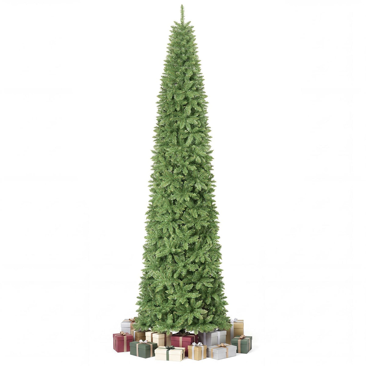 12 FT Artificial Christmas Tree with 1818 PVC Branch Tips-XL