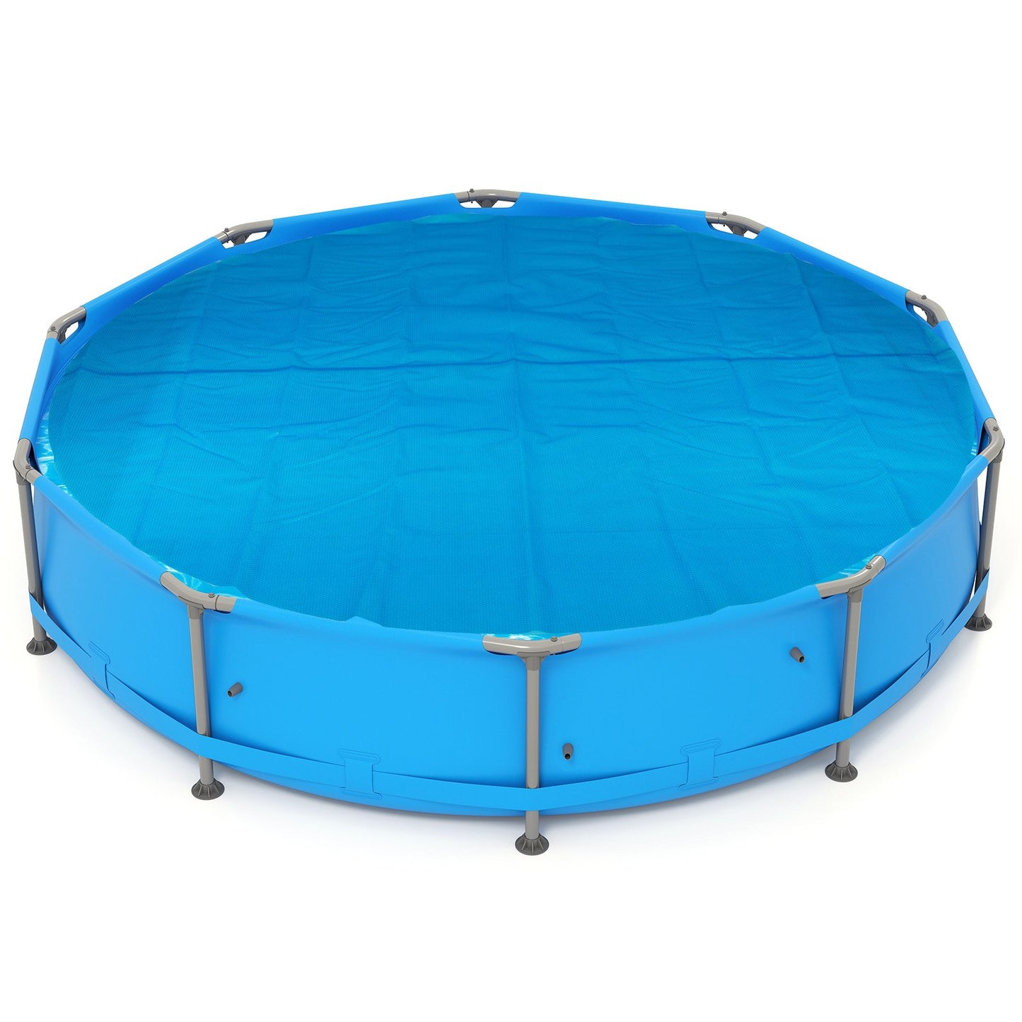 12ft x 30in Round Above Ground Swimming Pool with 12 ft Pool Cover