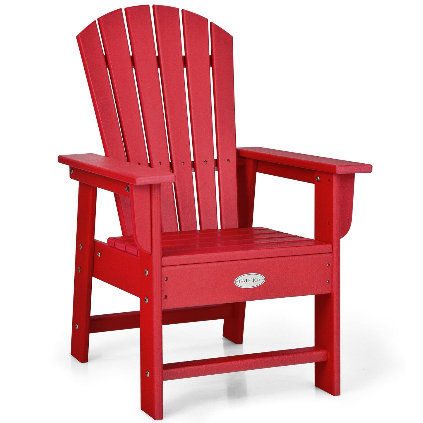 Patio Kids' Adirondack Chair with Ergonomic Backrest-Blue