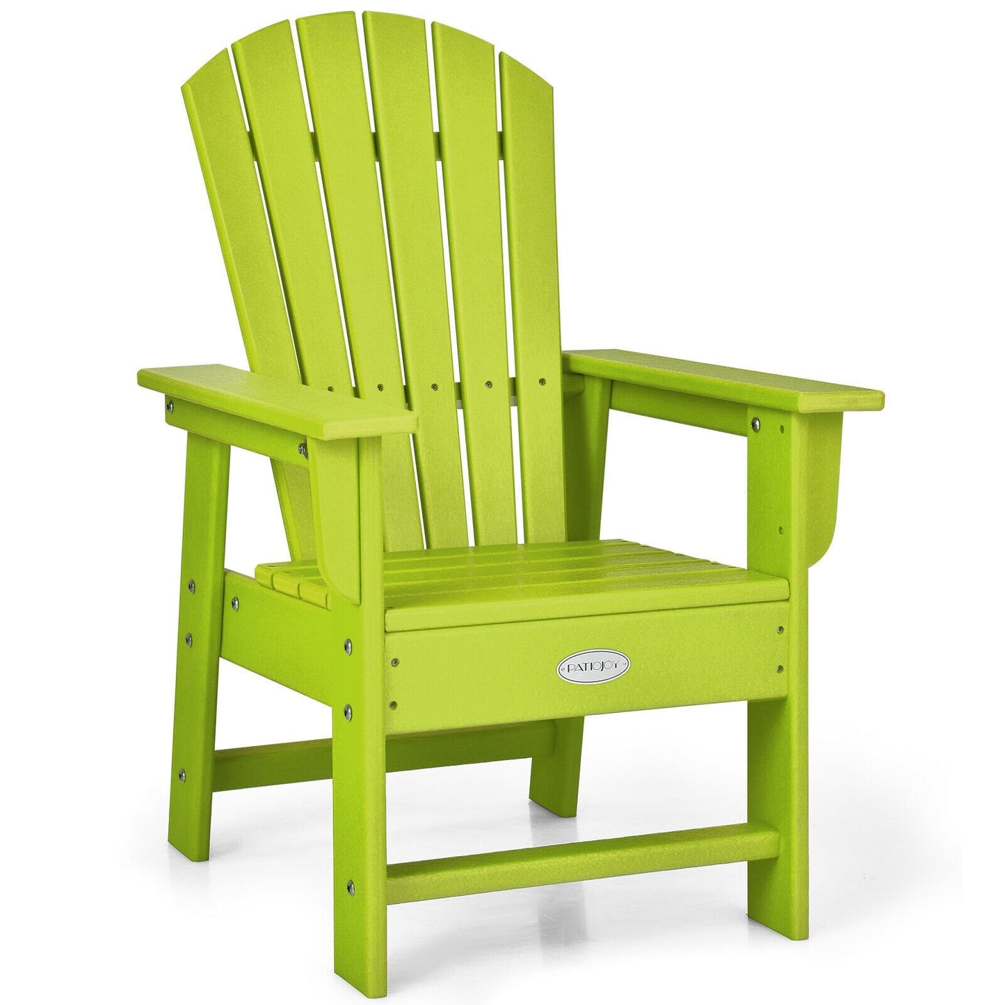 Patio Kids' Adirondack Chair with Ergonomic Backrest-Blue