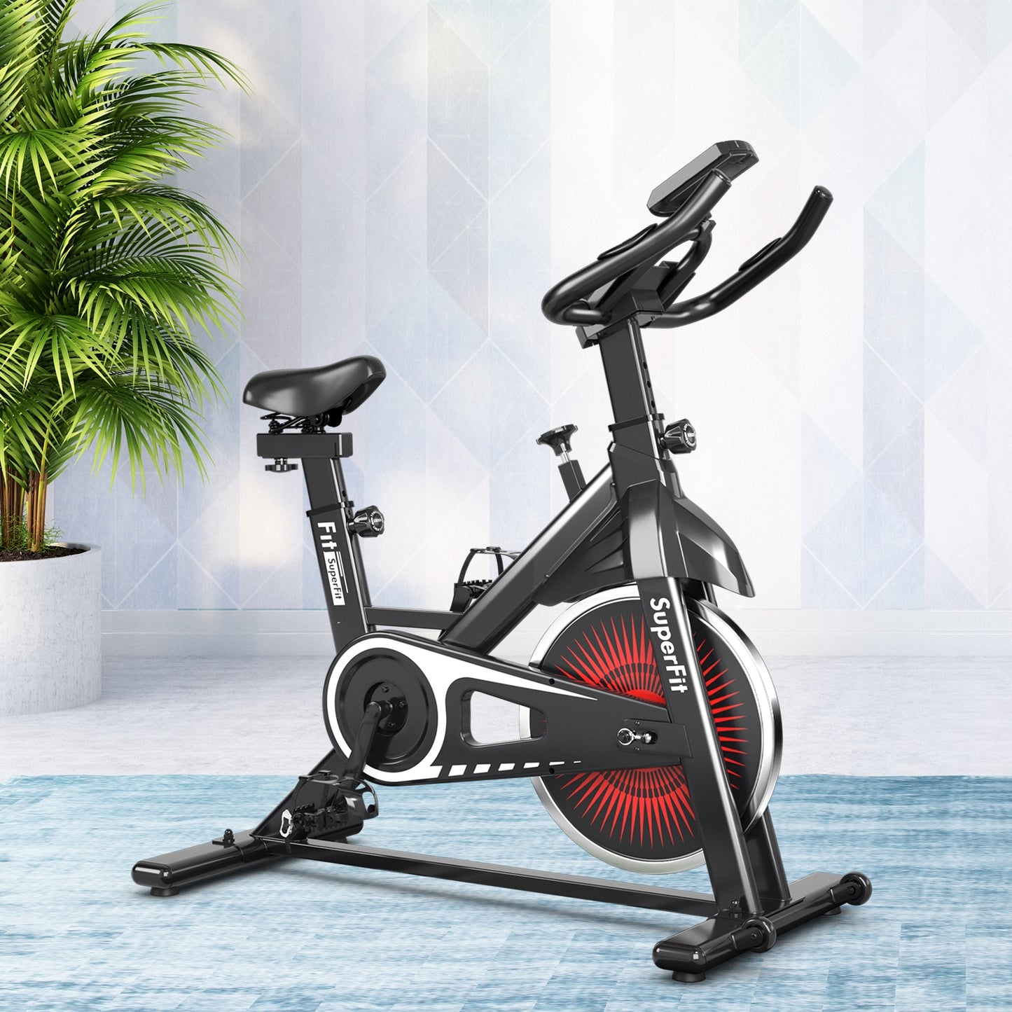 Adjustable Indoor Silent Belt Drive Resistance Cycling Stationary Bike