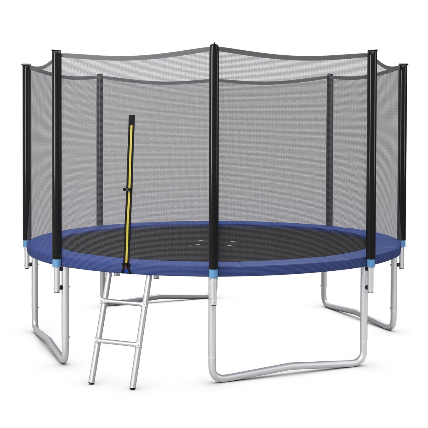 8/10/12/14/15/16 Feet Outdoor Trampoline Bounce Combo with Safety Closure Net Ladder-16 ft