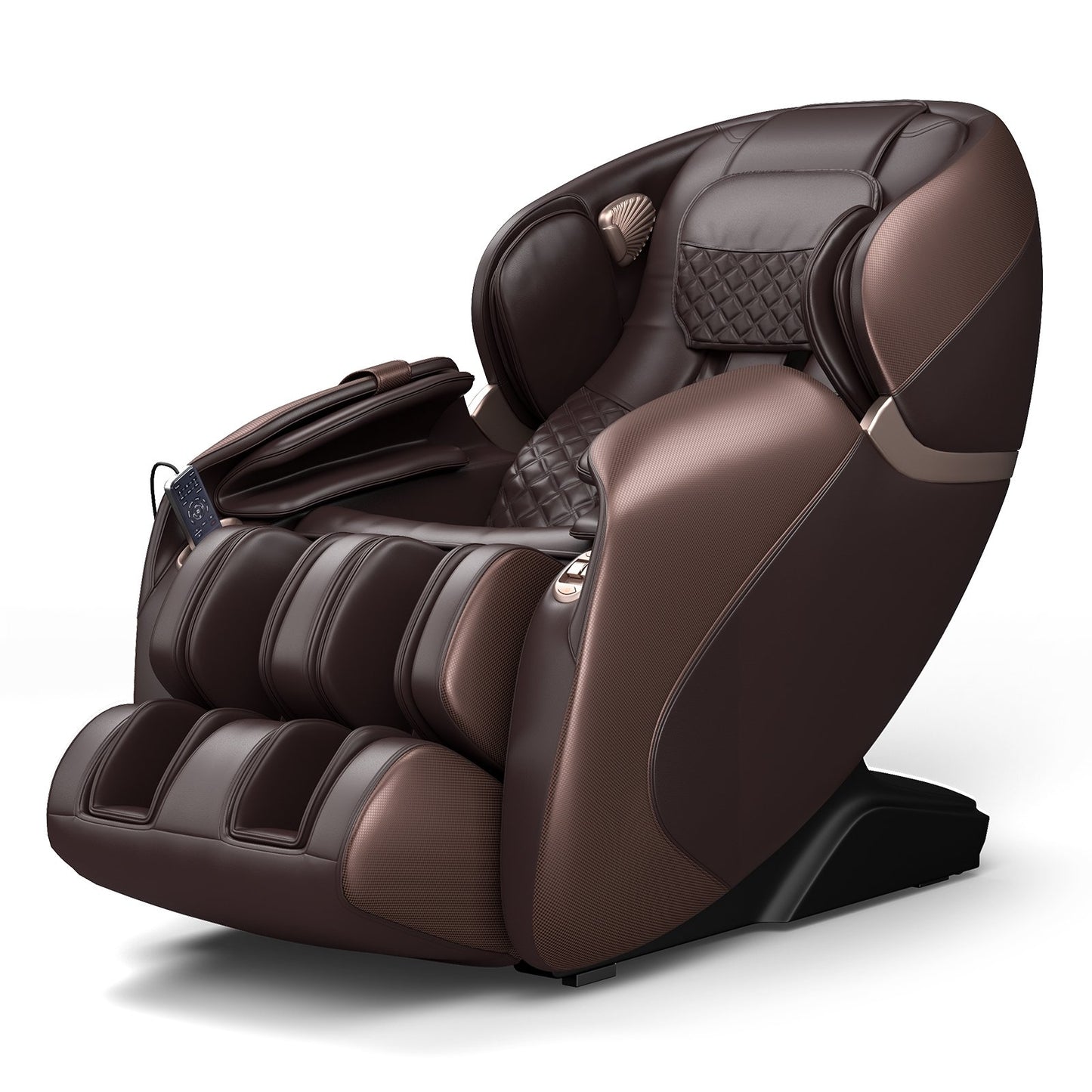 Relaxe Zero Gravity Shiatsu Massage Chair with Heating (SL-Track)-Brown