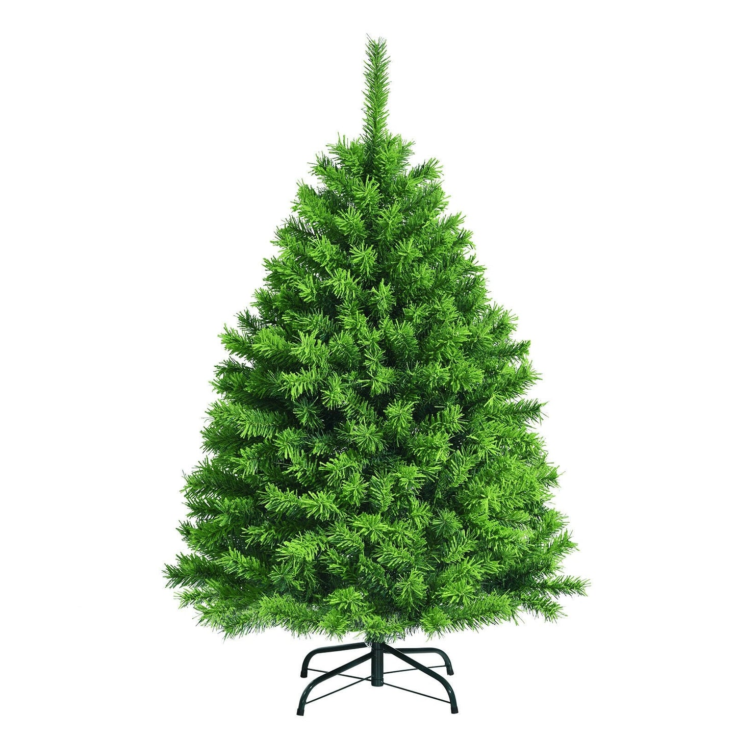 Snow Flocked Artificial Christmas Tree with Metal Stand-6.5'