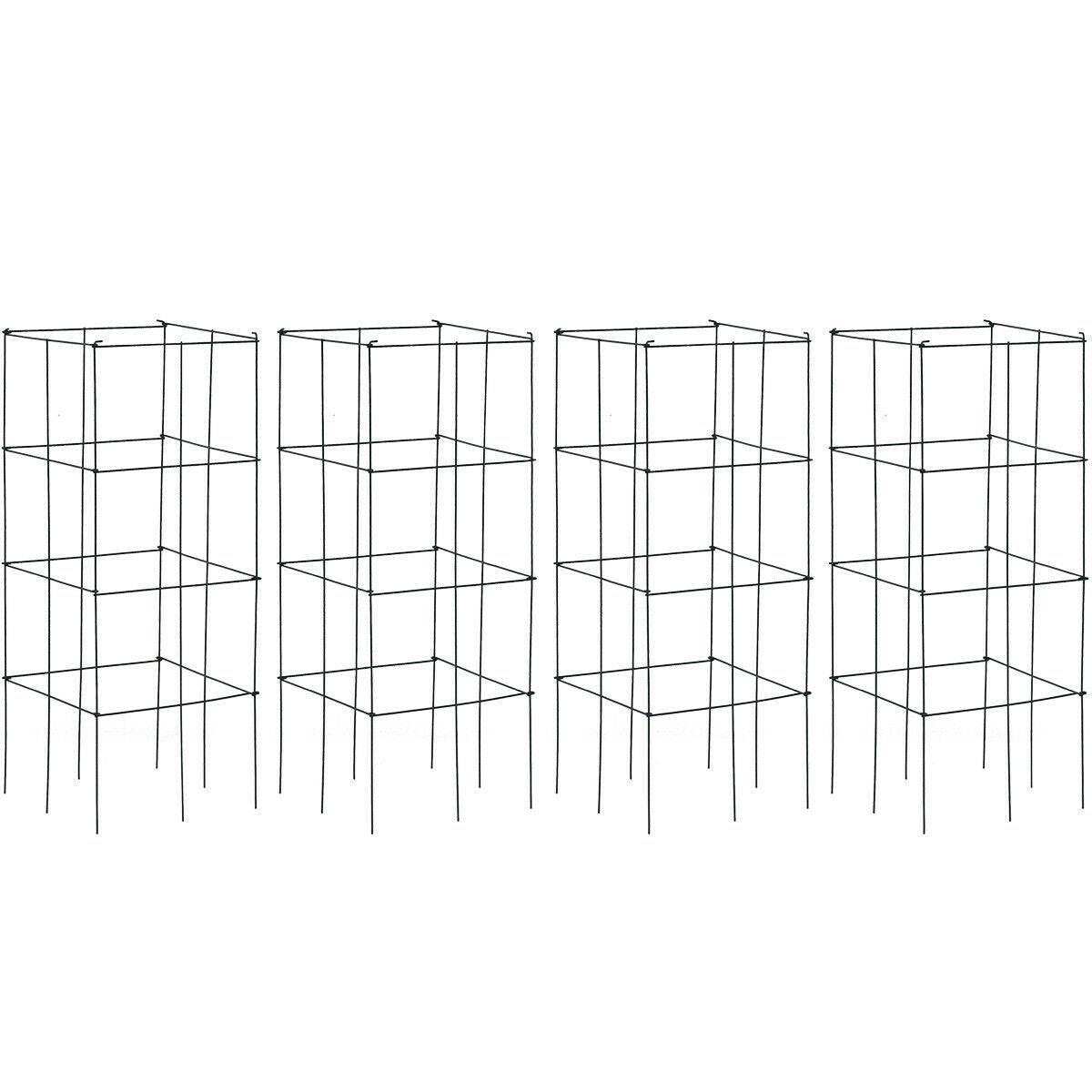 4 Pack Garden Trellis for Climbing Plants for Flower Vegetable