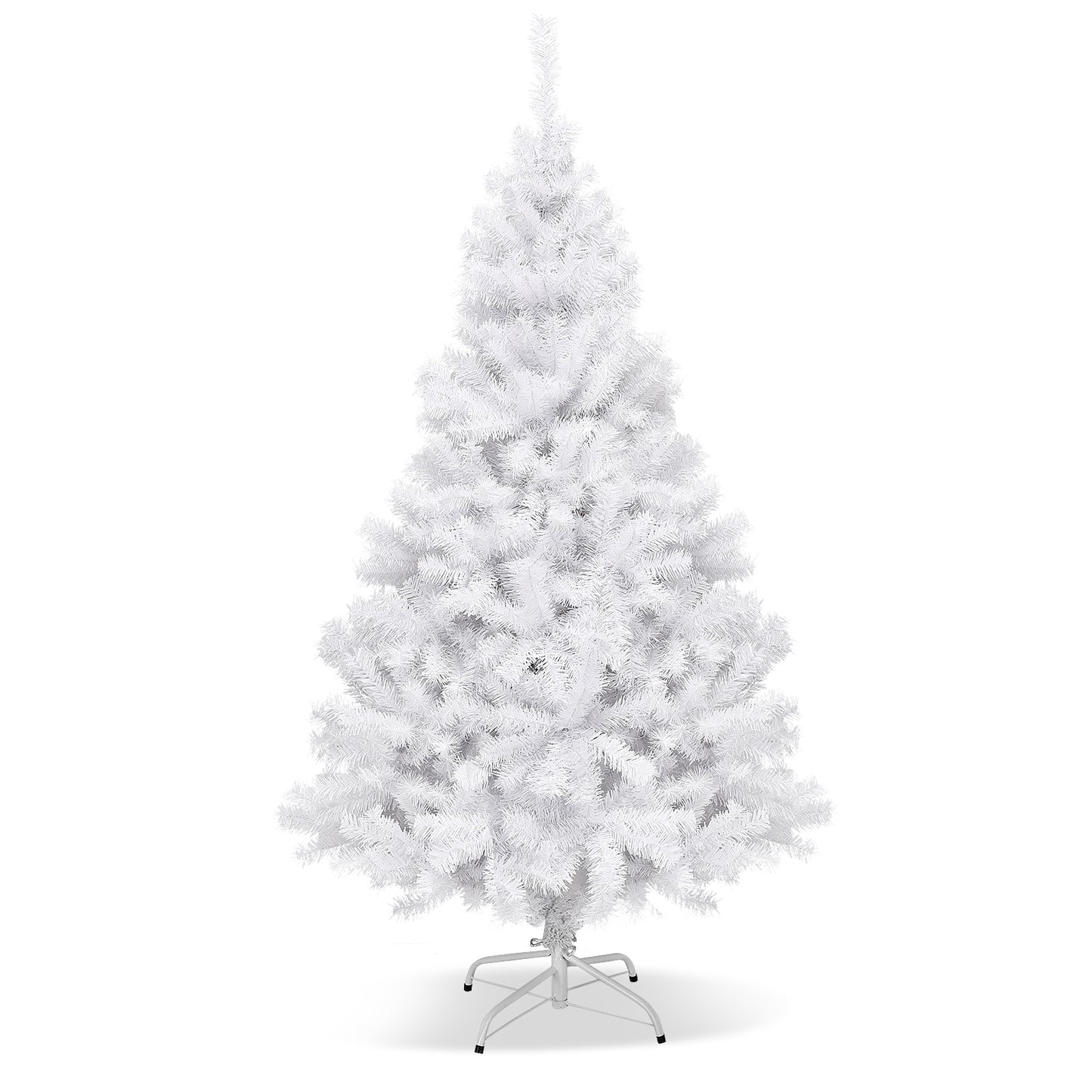 6' / 7.5' / 9' Hinged Artificial Christmas Tree with Metal Stand-6 ft