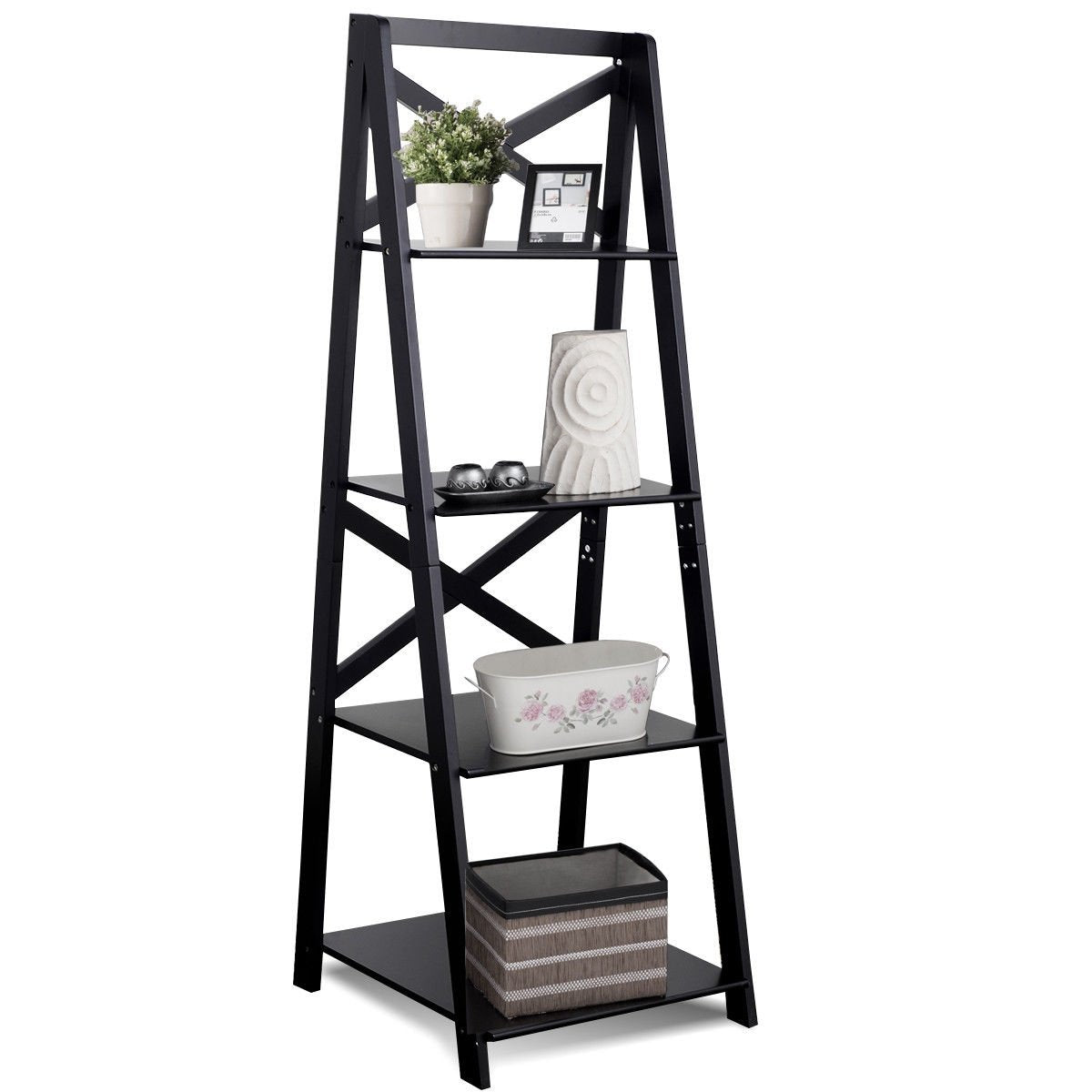 4-Tier Ladder Space-saving Bookshelf - Direct by Wilsons Home Store