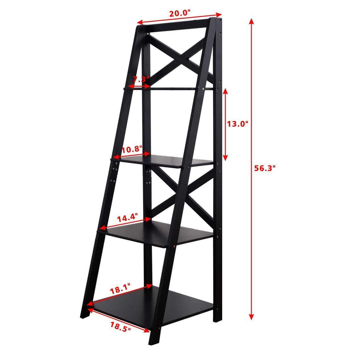 4-Tier Ladder Space-saving Bookshelf - Direct by Wilsons Home Store