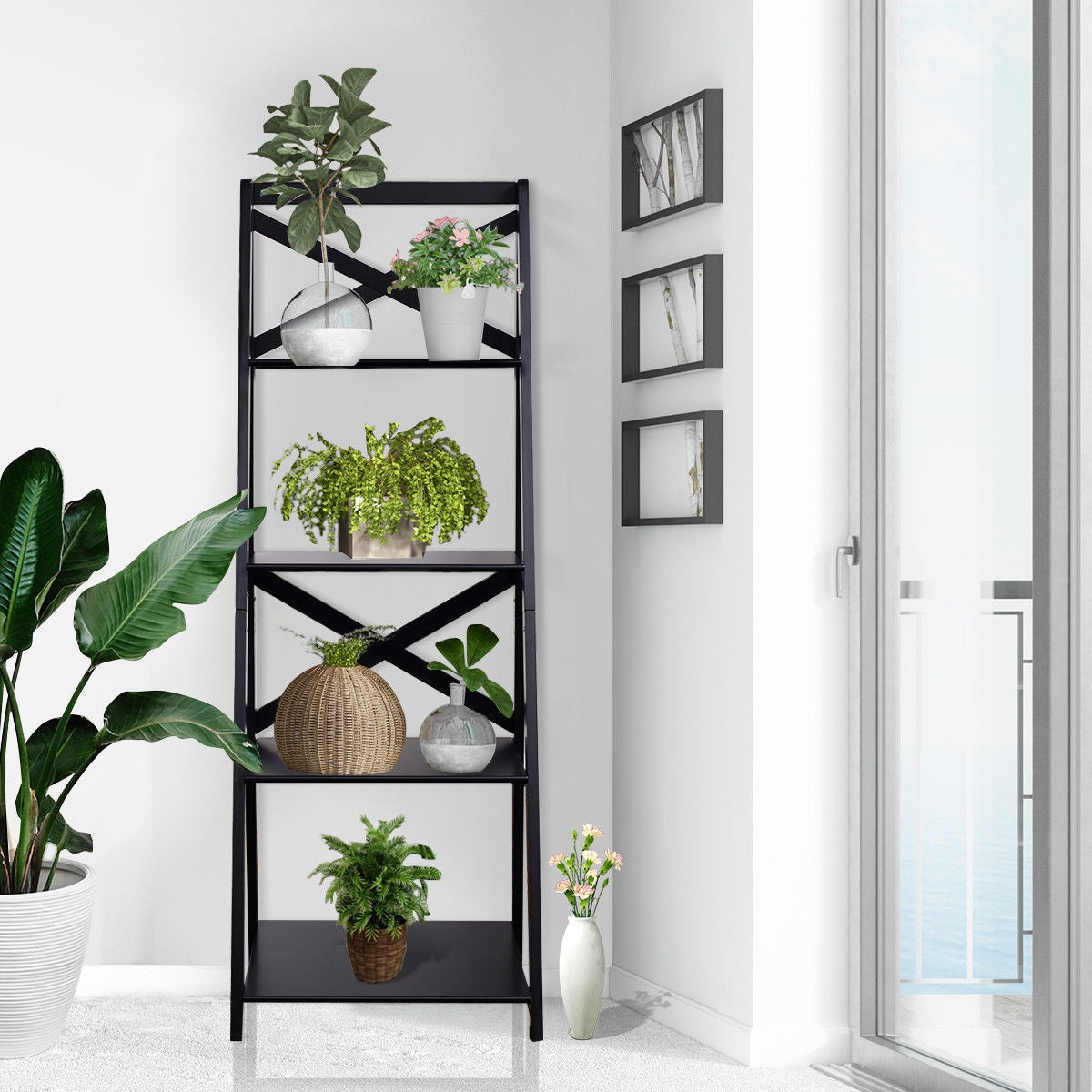4-Tier Ladder Space-saving Bookshelf - Direct by Wilsons Home Store