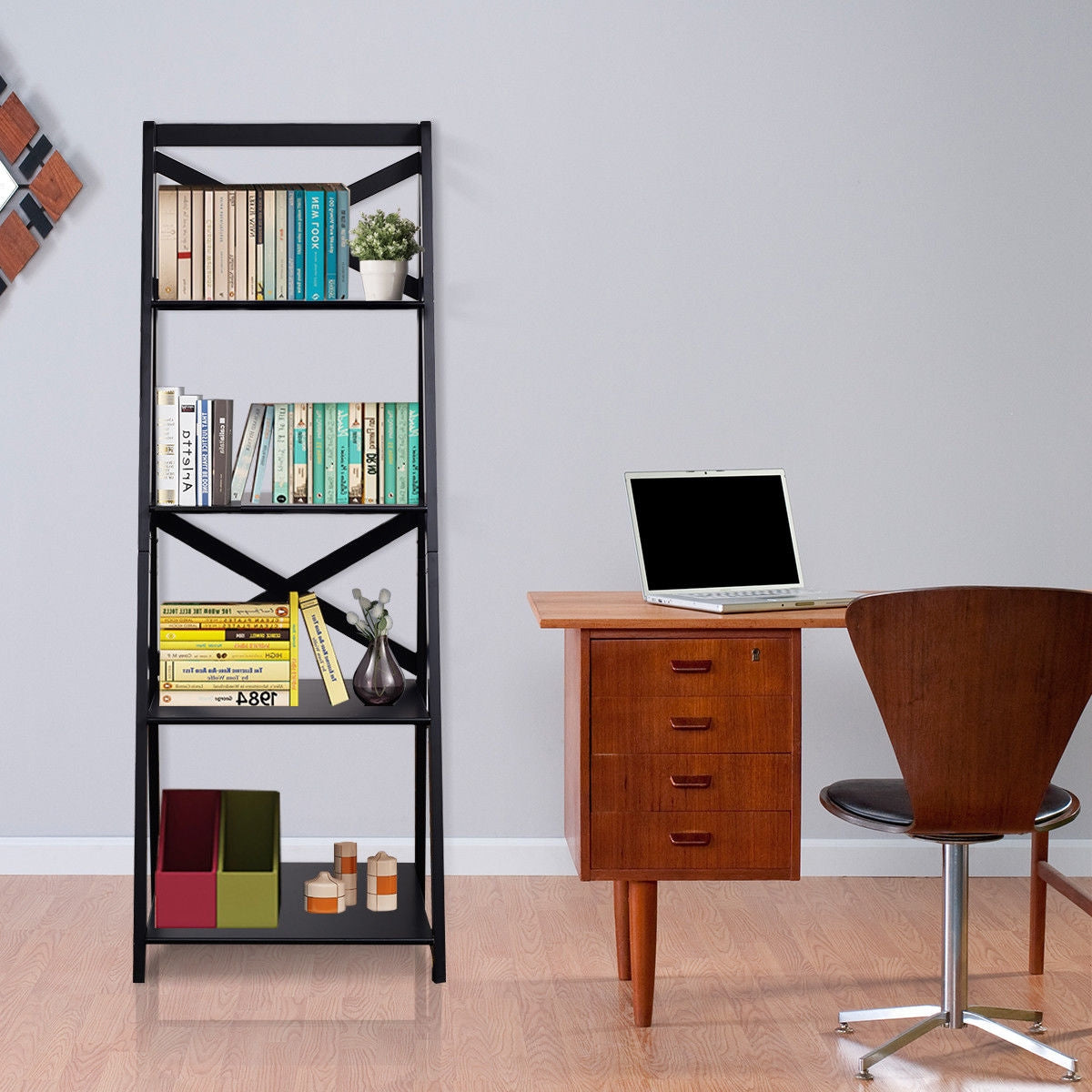 4-Tier Ladder Space-saving Bookshelf - Direct by Wilsons Home Store