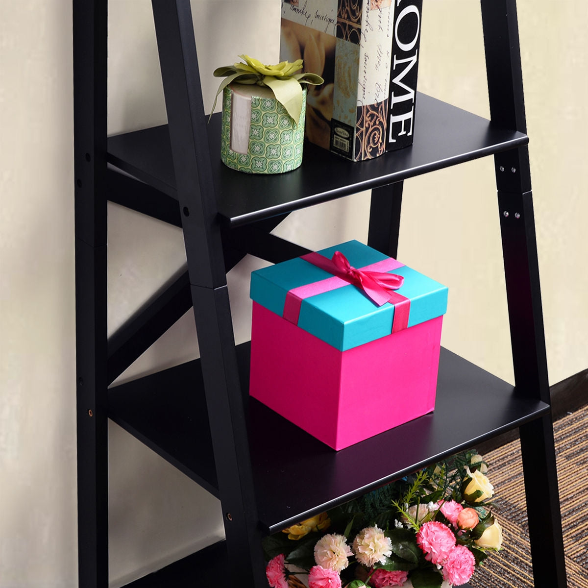 4-Tier Ladder Space-saving Bookshelf - Direct by Wilsons Home Store