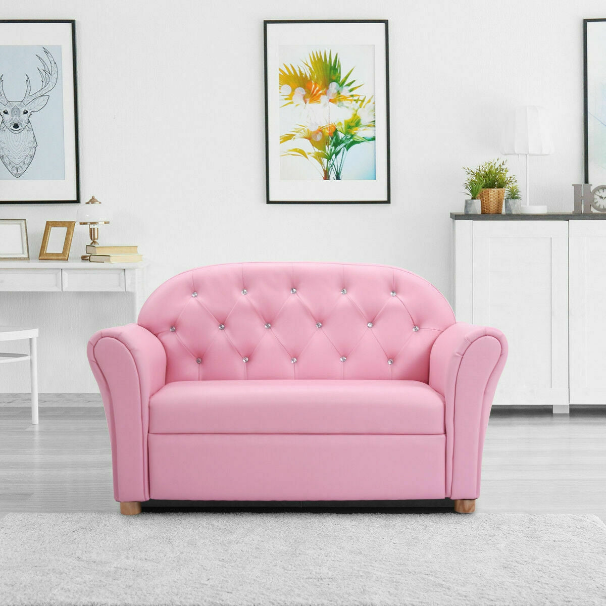 Kids Princess Armrest Chair Lounge Couch - Direct by Wilsons Home Store