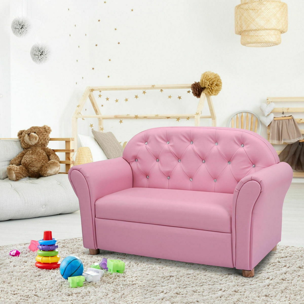 Kids Princess Armrest Chair Lounge Couch - Direct by Wilsons Home Store