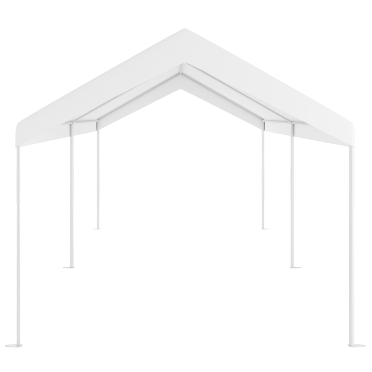 10 x 20 Feet Steel Frame Portable Car Canopy Shelter - Direct by Wilsons Home Store