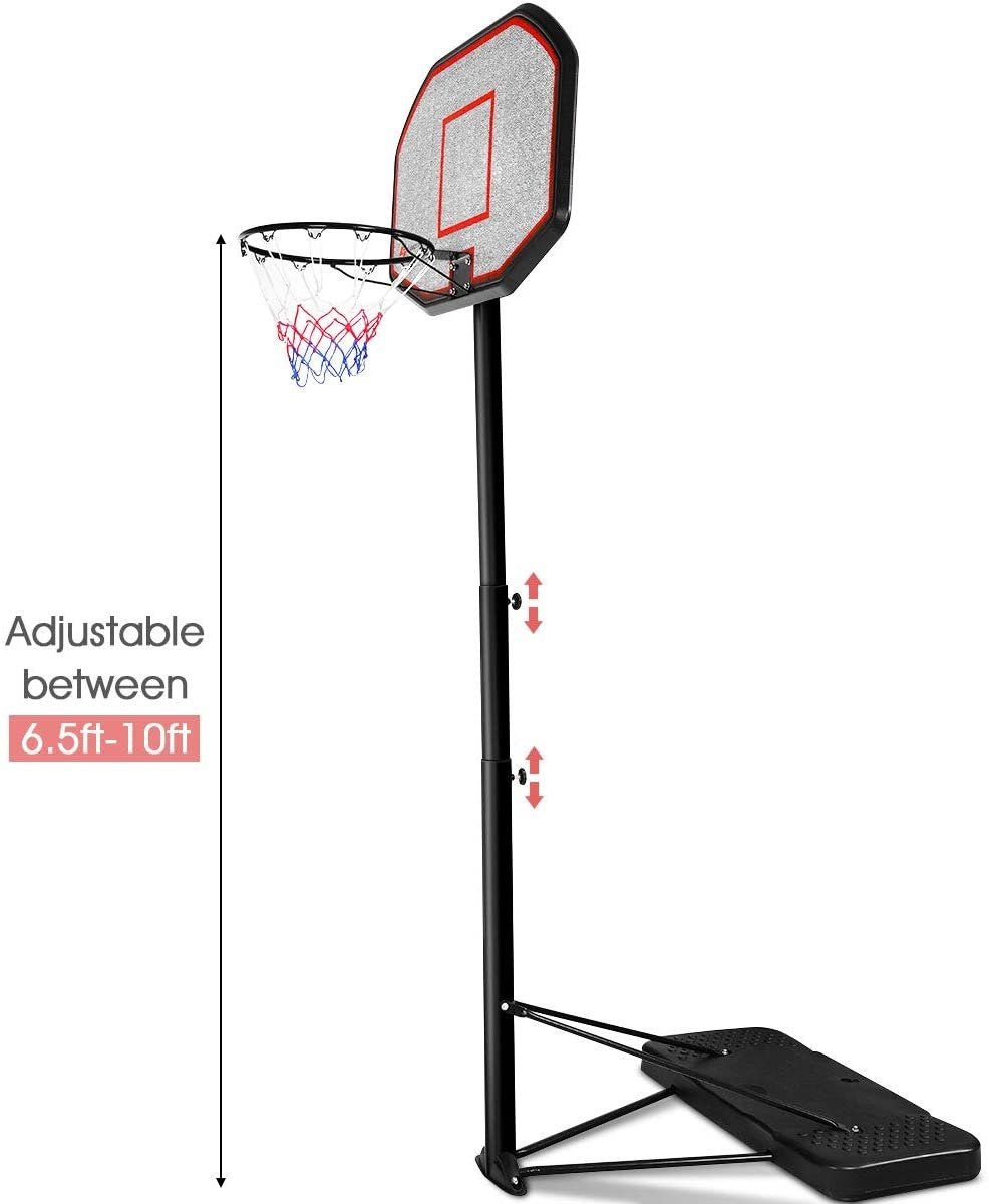 43 Inch Indoor Outdoor Height Adjustable Basketball Hoop - Direct by Wilsons Home Store
