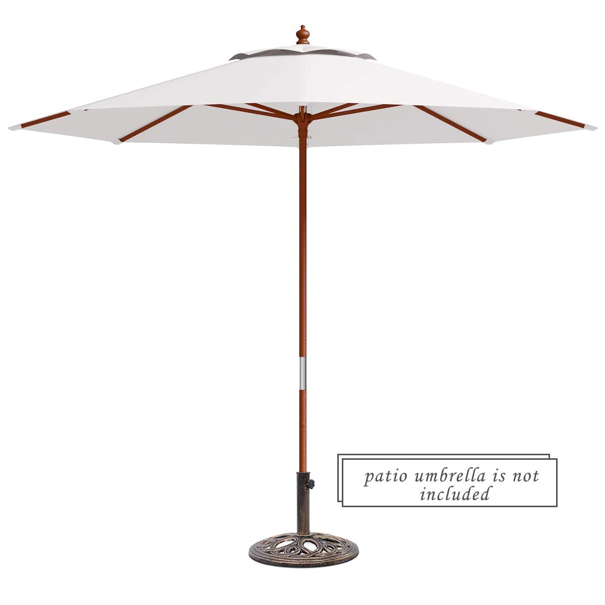 23-lbs 17 3/4 Inch Round Umbrella Base Stand - Direct by Wilsons Home Store