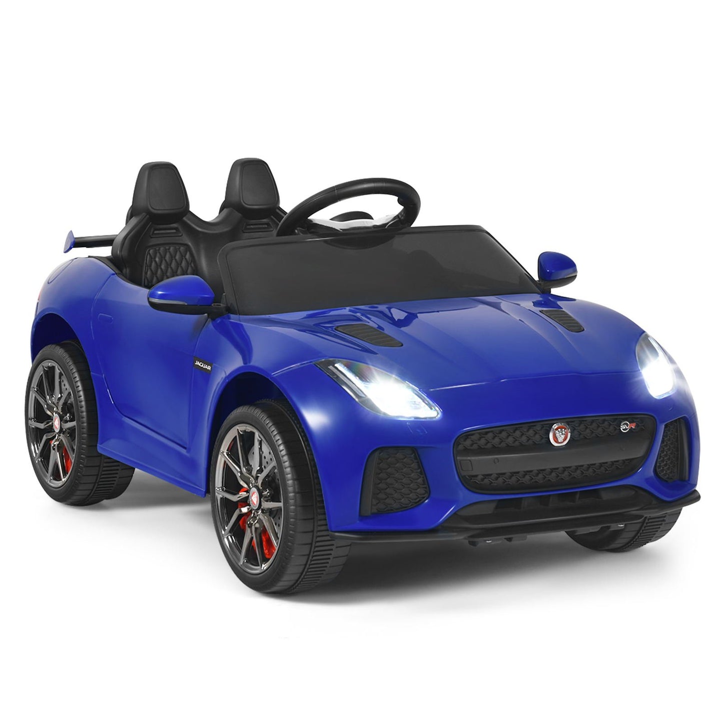 12V Jaguar F-Type SVR Licensed Kids Ride On Car-Black