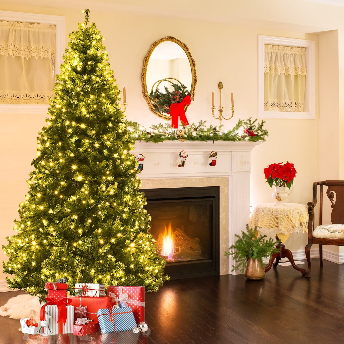 Artificial Premium Hinged Christmas Tree-4 ft