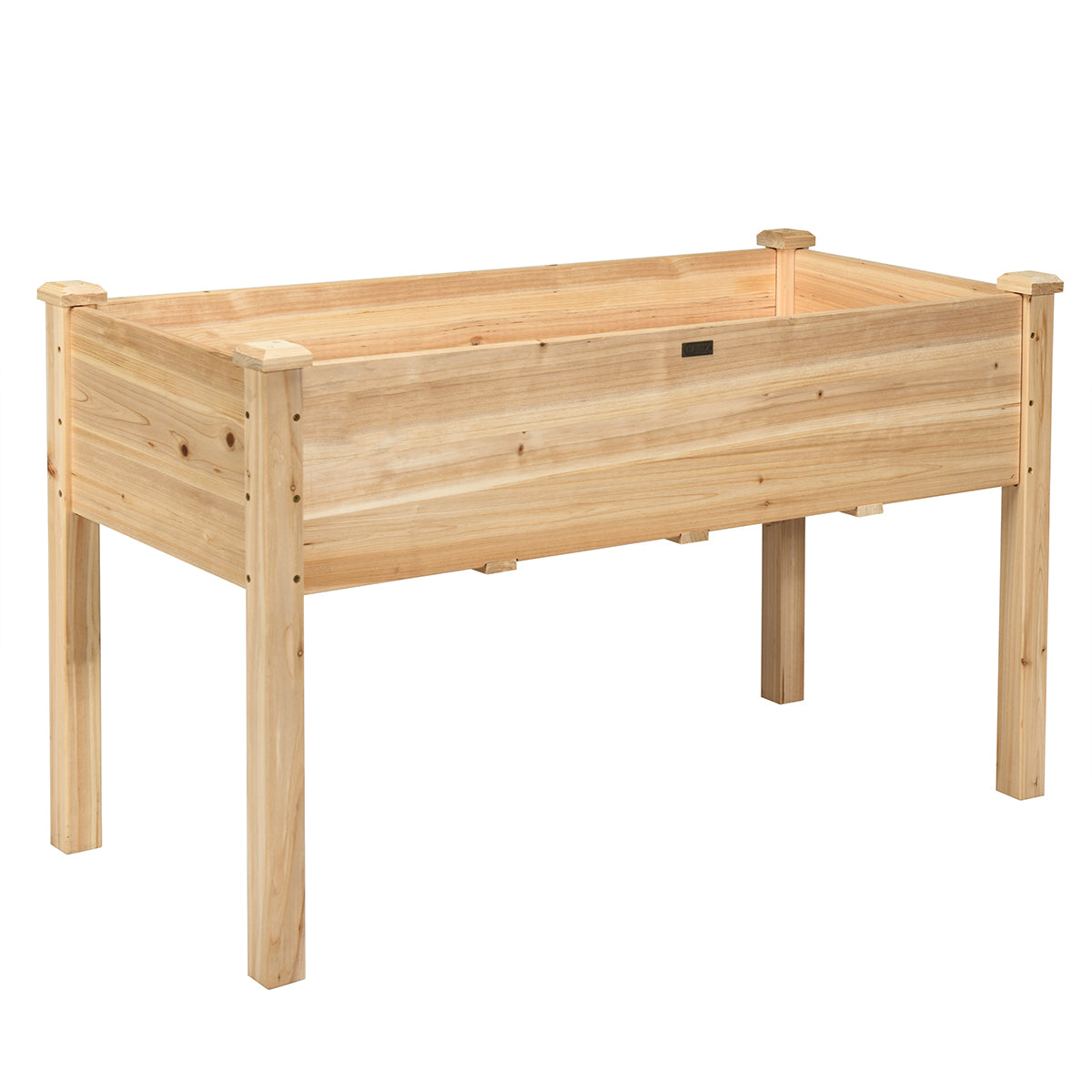 49’’ x 23’’ x 30’’ Wooden Raised Vegetable Garden Bed-Natural