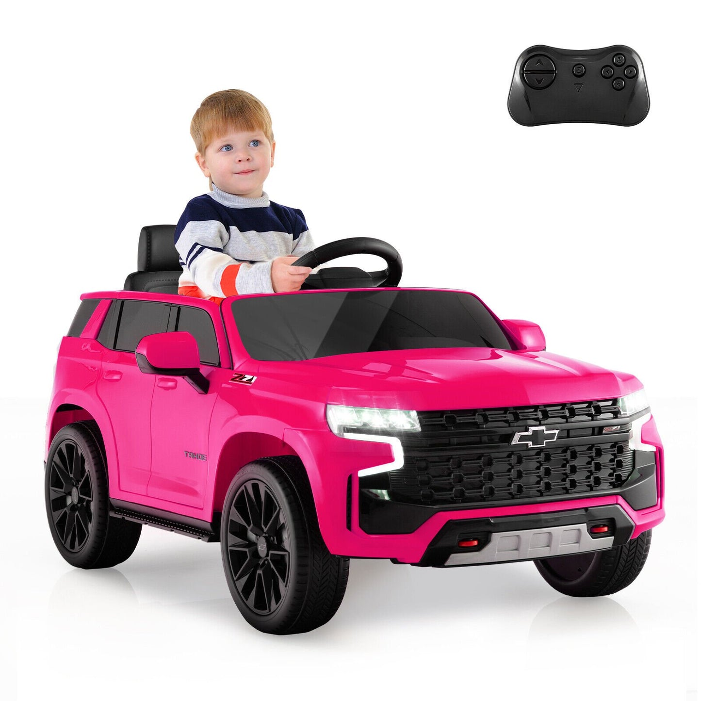 12V Kids Ride on Car with 2.4G Remote Control-Black