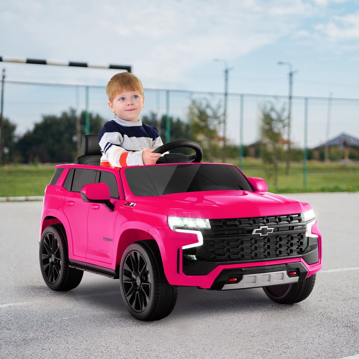 12V Kids Ride on Car with 2.4G Remote Control-Black
