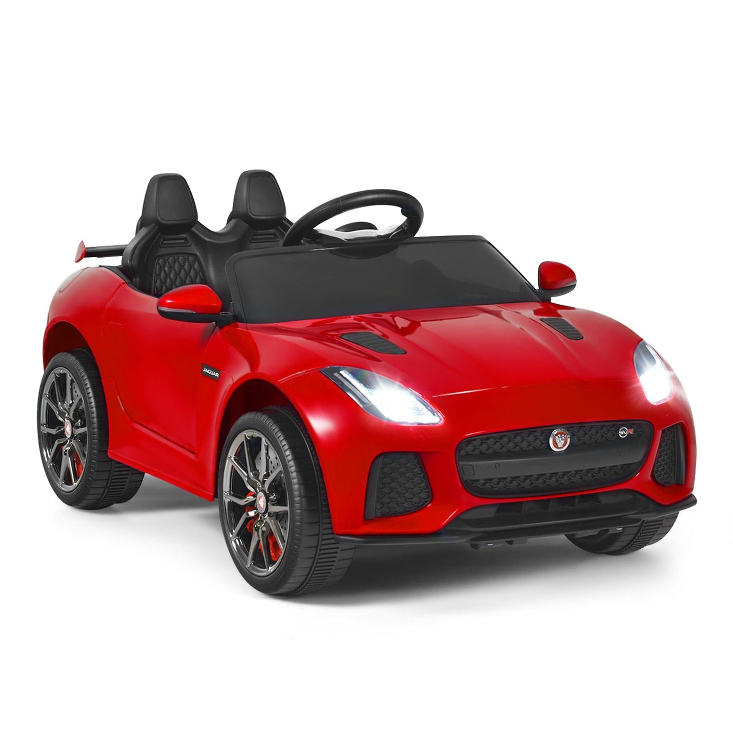12V Jaguar F-Type SVR Licensed Kids Ride On Car-Black
