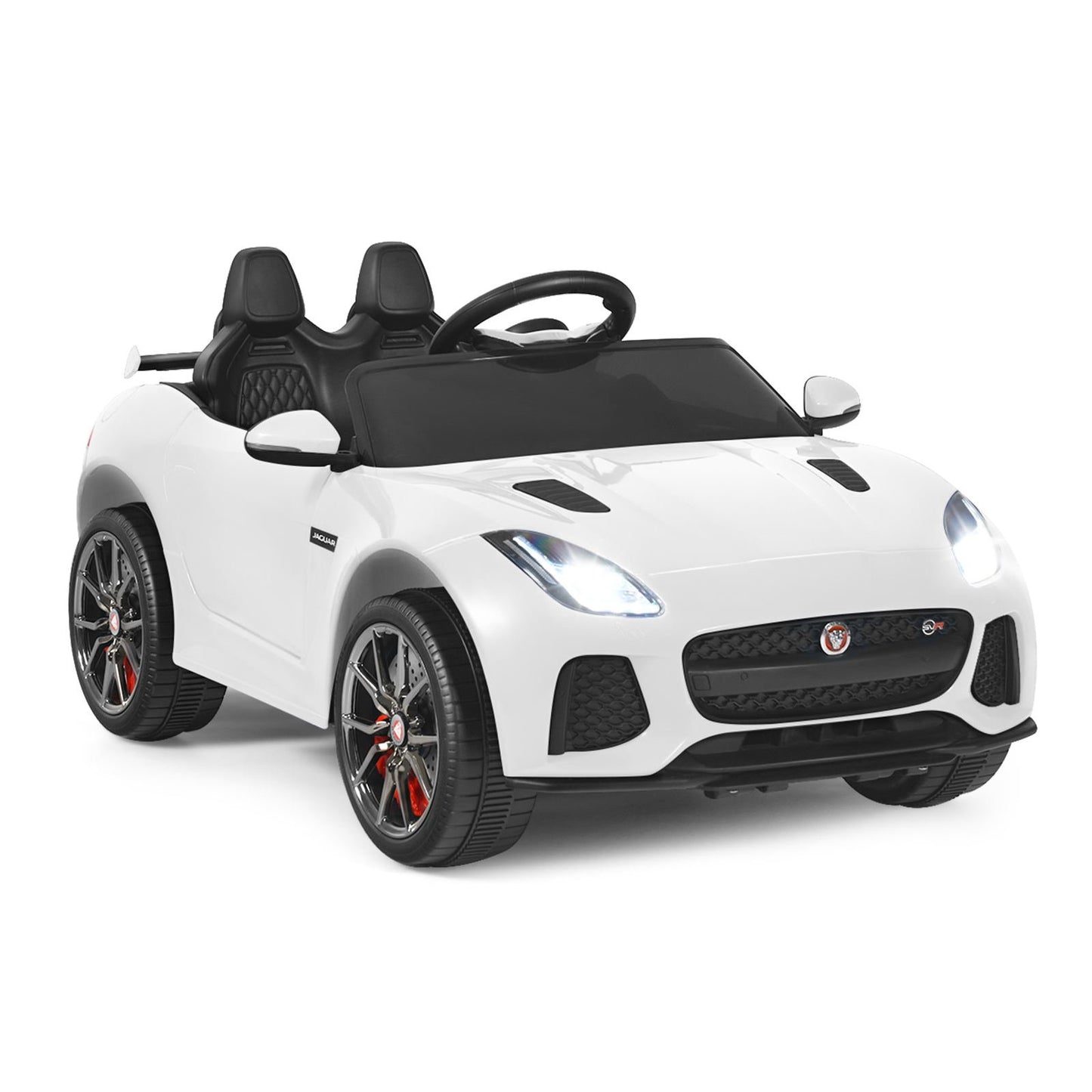 12V Jaguar F-Type SVR Licensed Kids Ride On Car-Black