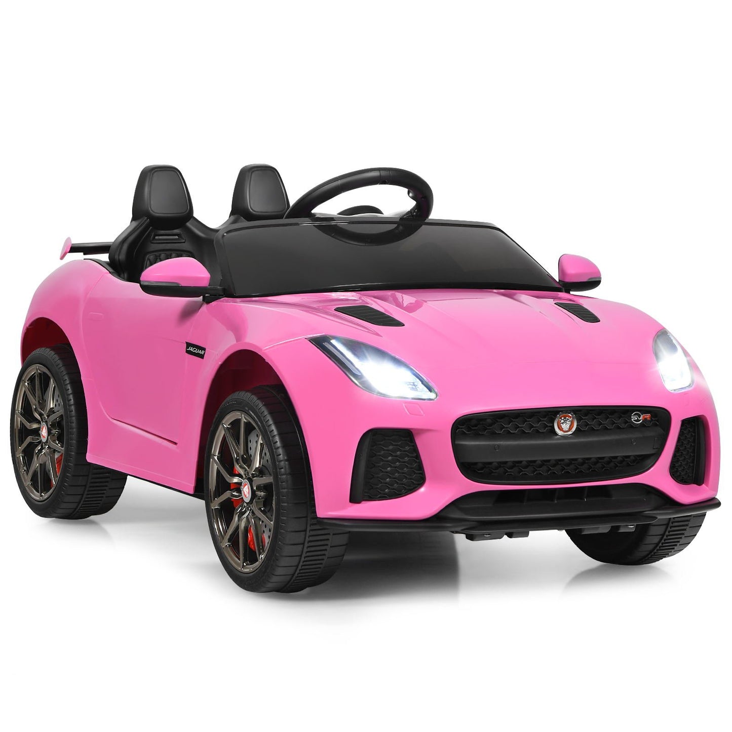 12V Jaguar F-Type SVR Licensed Kids Ride On Car-Black