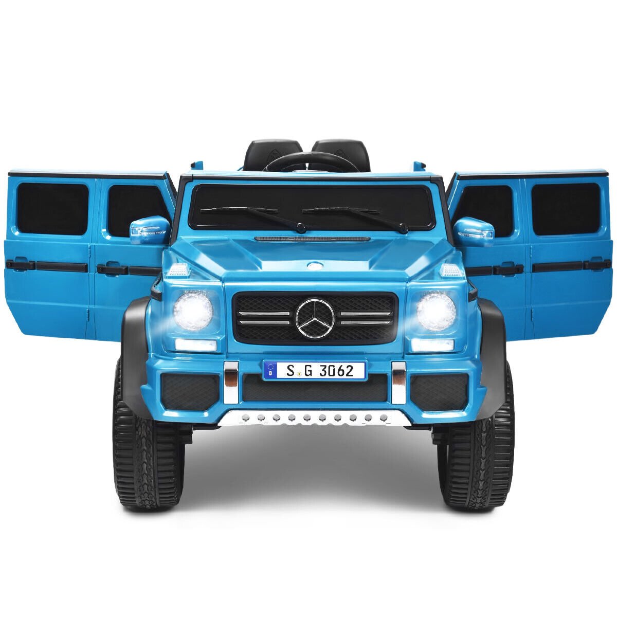 12V Licensed Mercedes-Benz Kids Ride On Car-Black