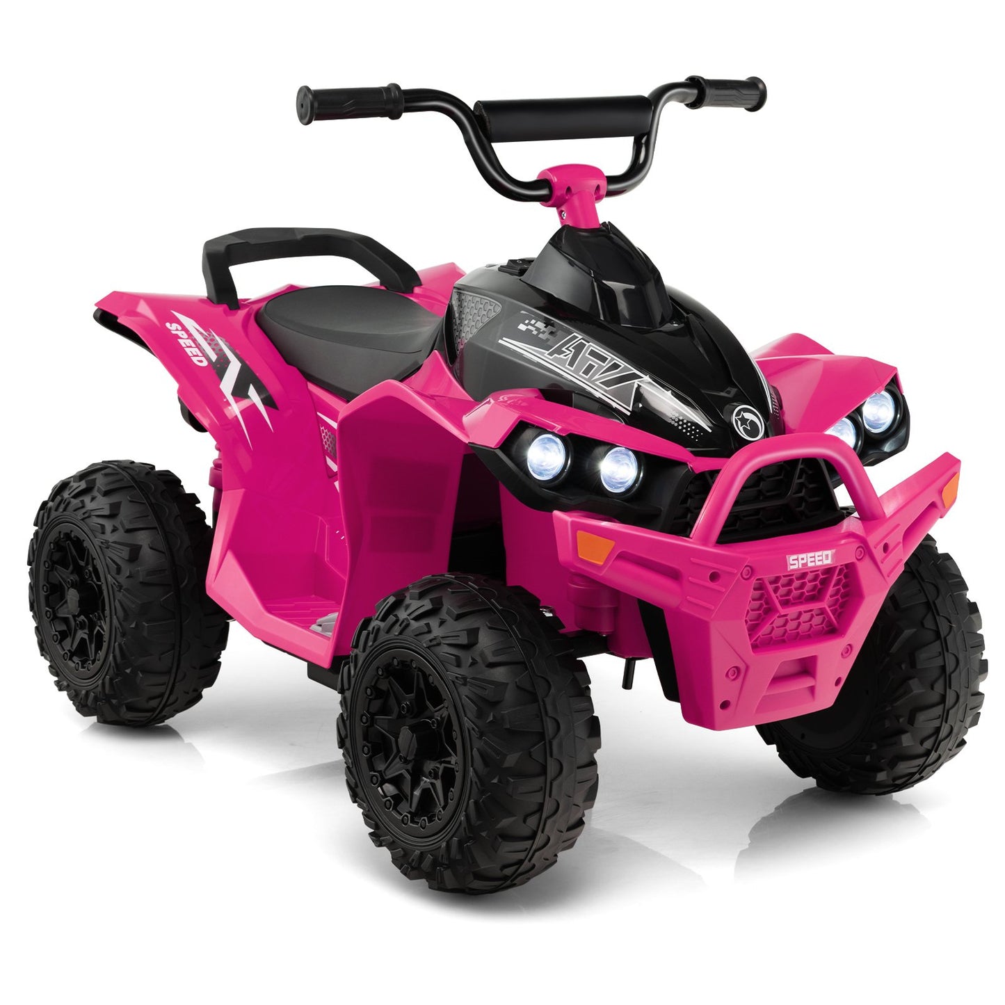 12V Kids Ride On ATV with High/Low Speed and Comfortable Seat-Army Green