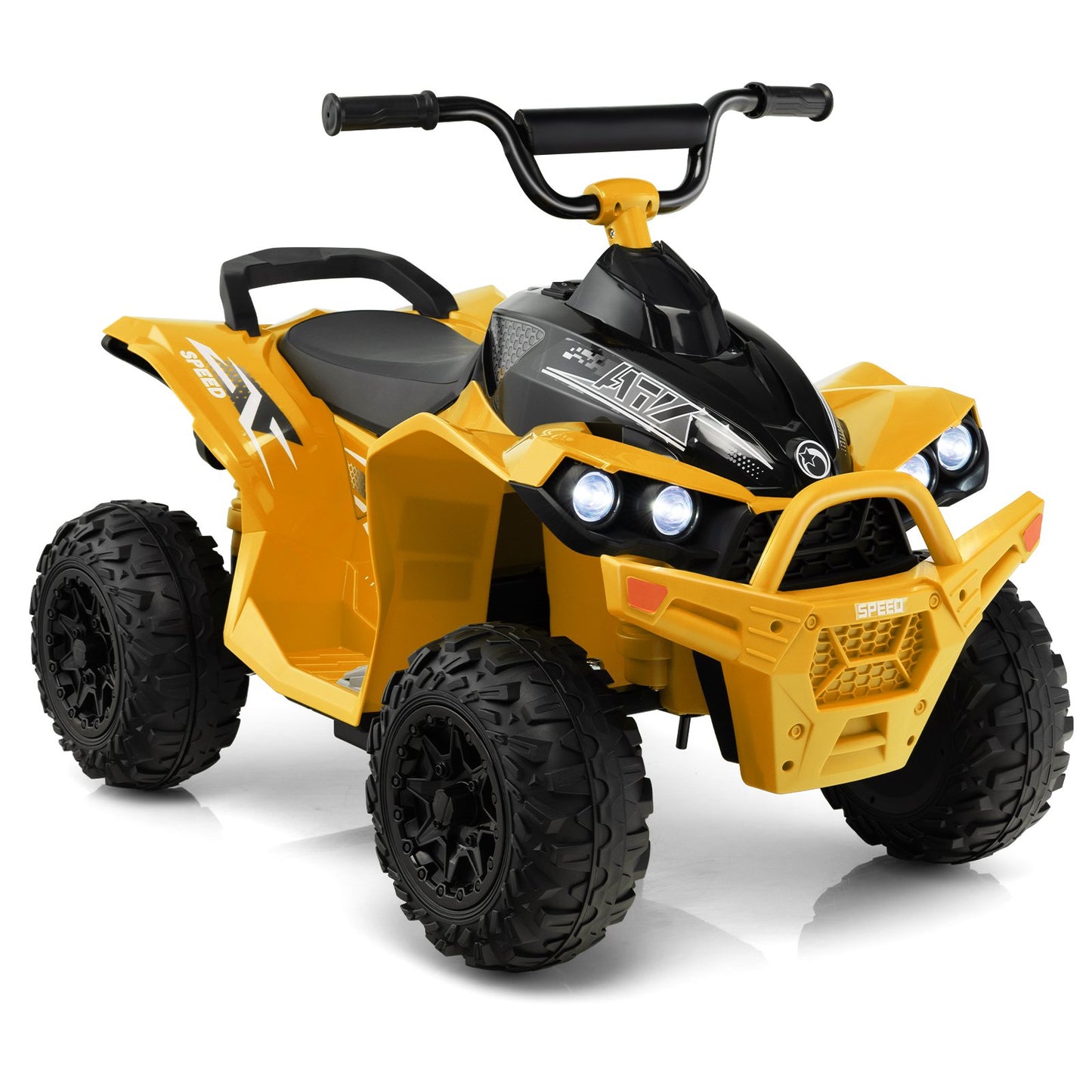 12V Kids Ride On ATV with High/Low Speed and Comfortable Seat-Army Green