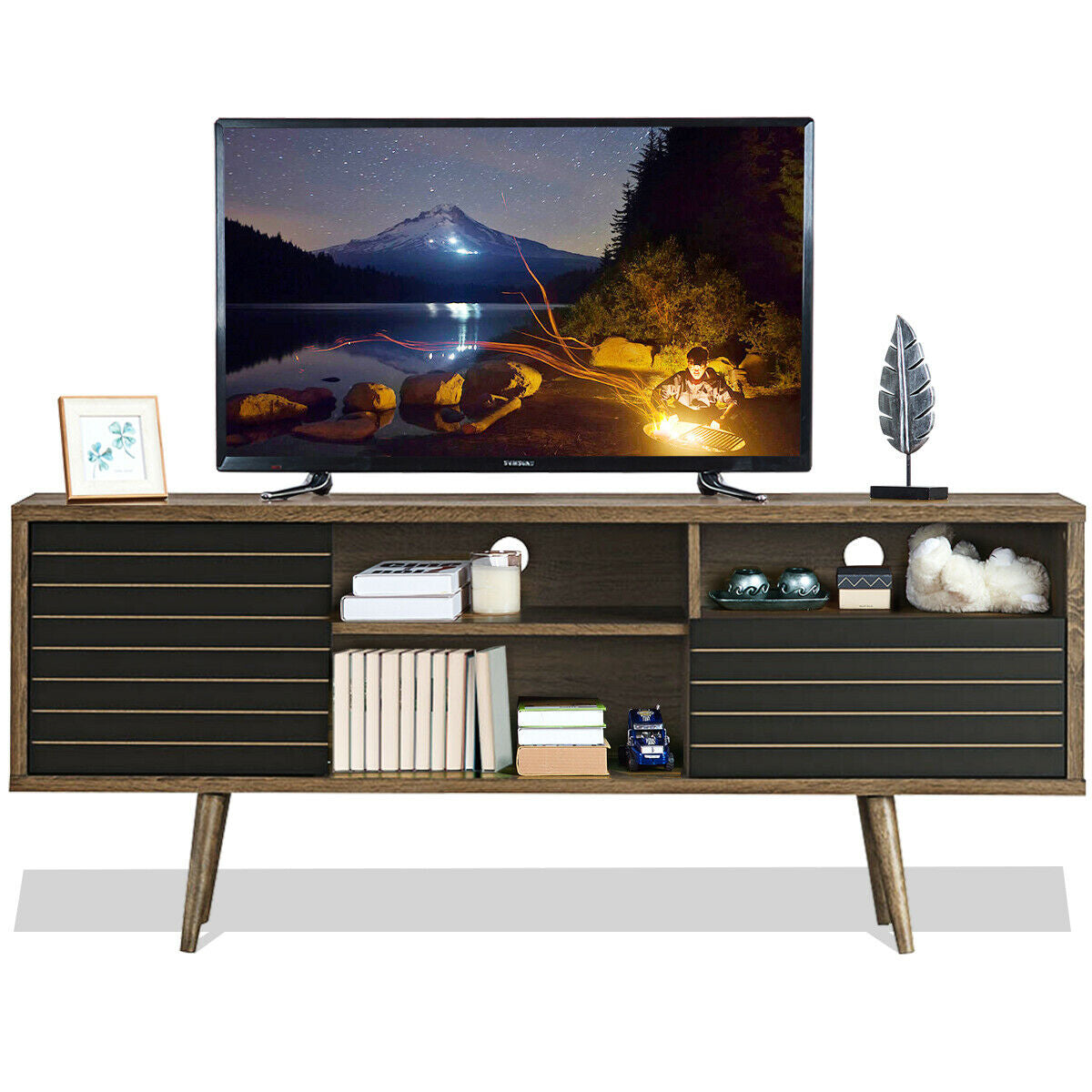 Mid-Century Modern TV Stand for TVs up to 65 Inch