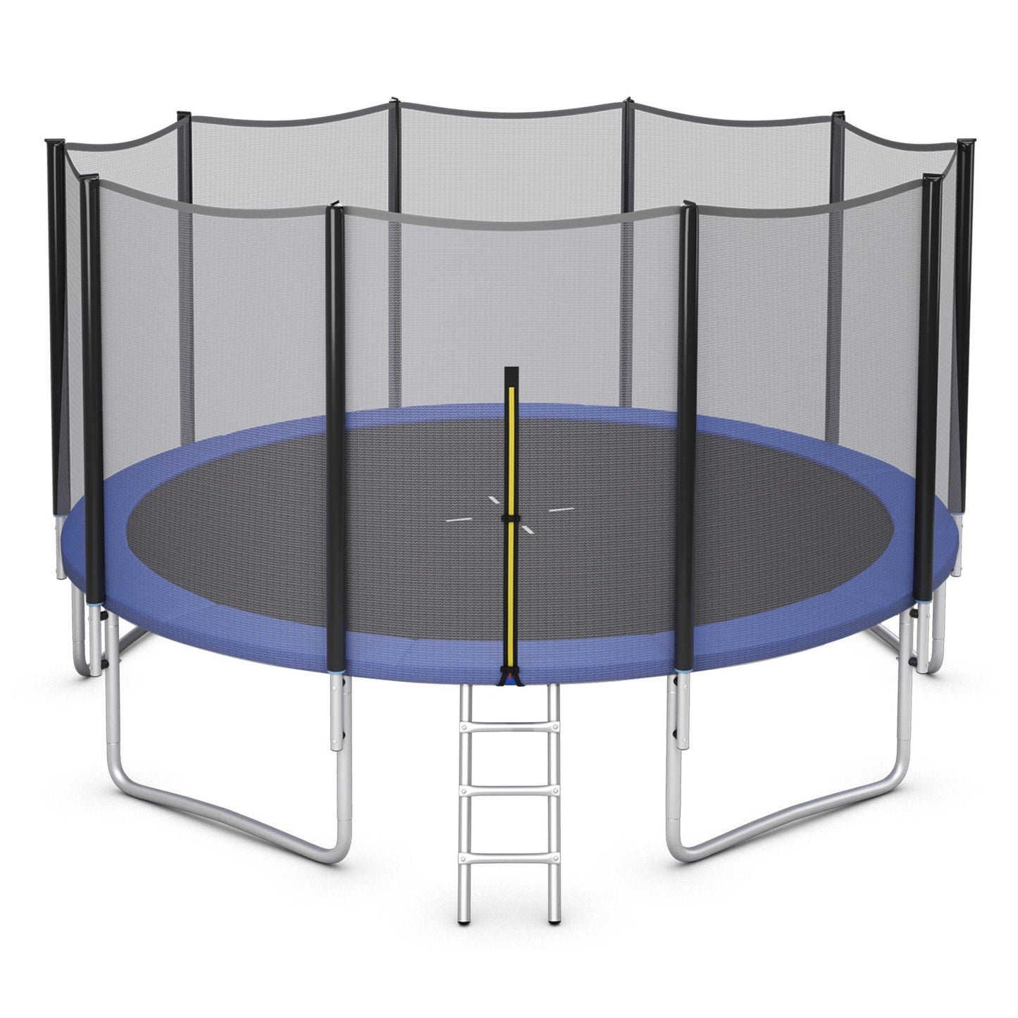 8/10/12/14/15/16 Feet Outdoor Trampoline Bounce Combo with Safety Closure Net Ladder-16 ft