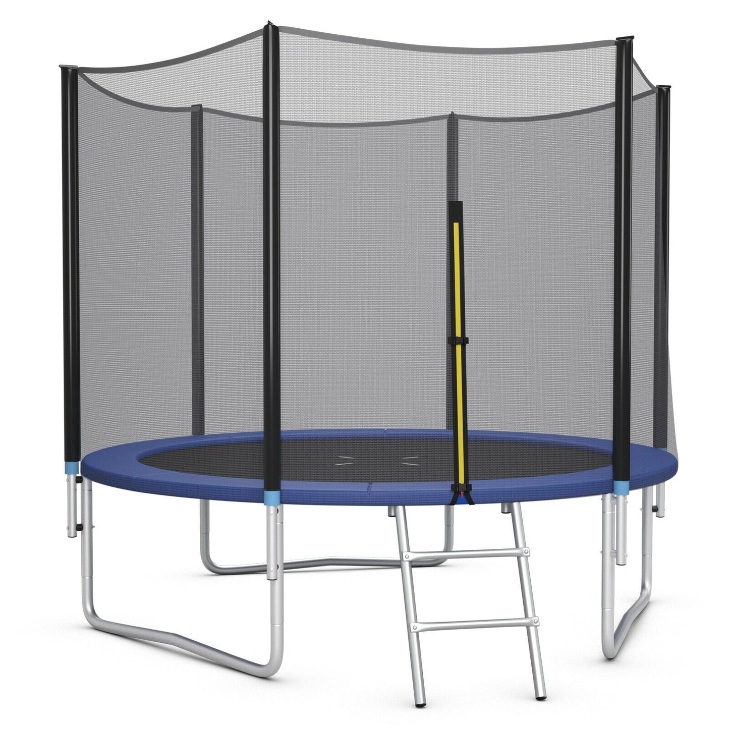 8/10/12/14/15/16 Feet Outdoor Trampoline Bounce Combo with Safety Closure Net Ladder-16 ft