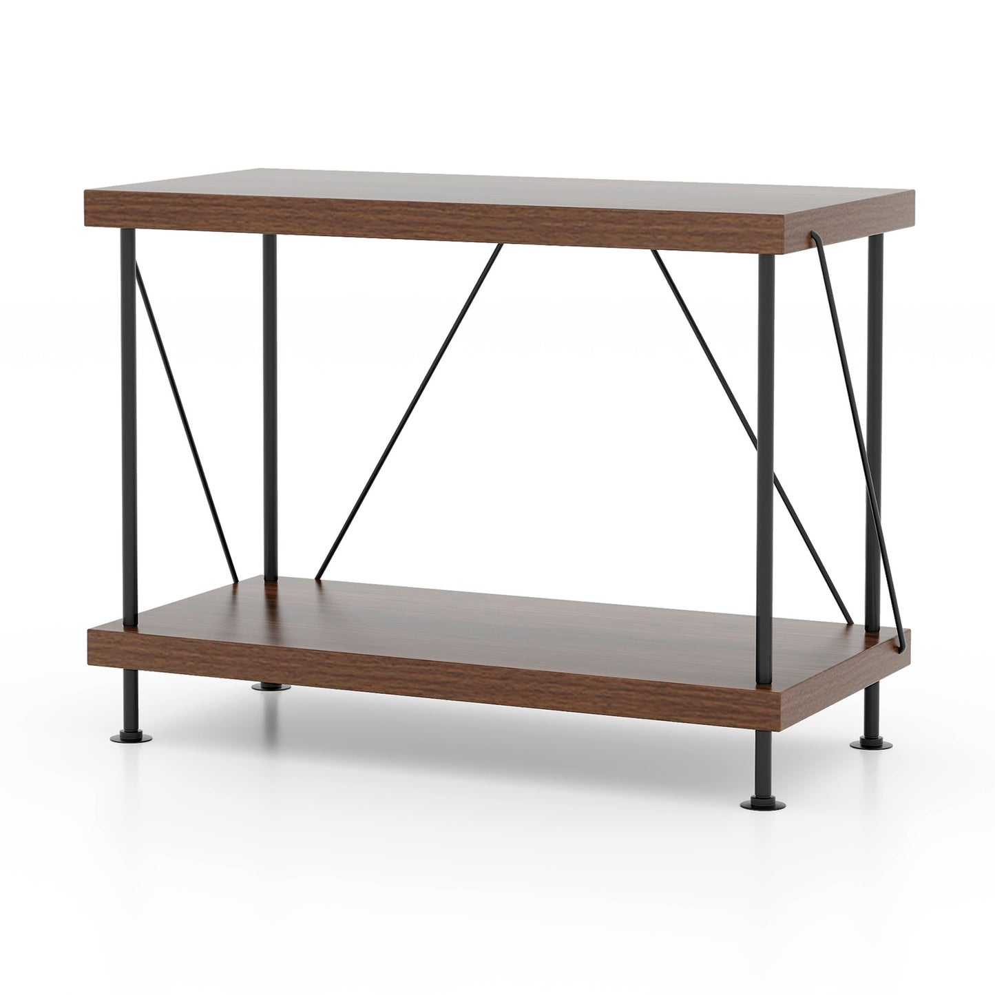 2/3/4/5-Tier Multipurpose Display Rack with Metal Frame-34 inches