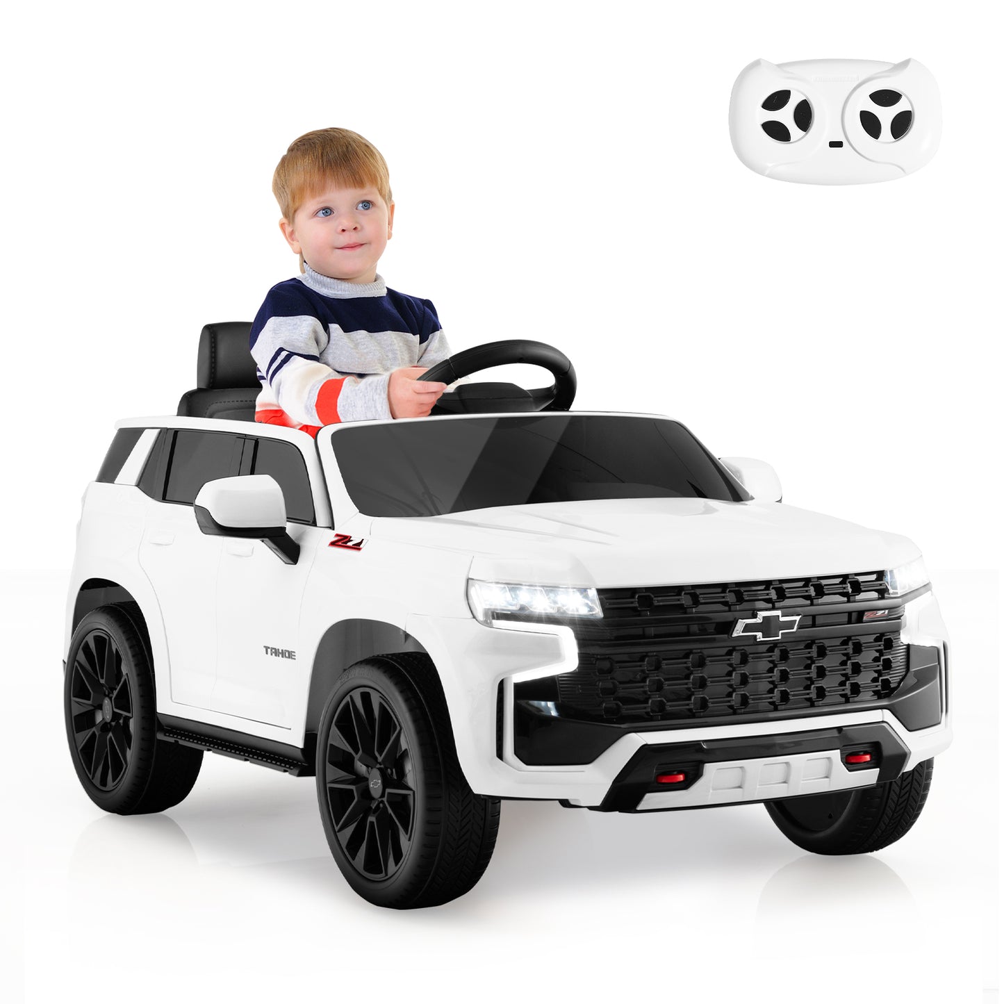 12V Kids Ride on Car with 2.4G Remote Control-Black