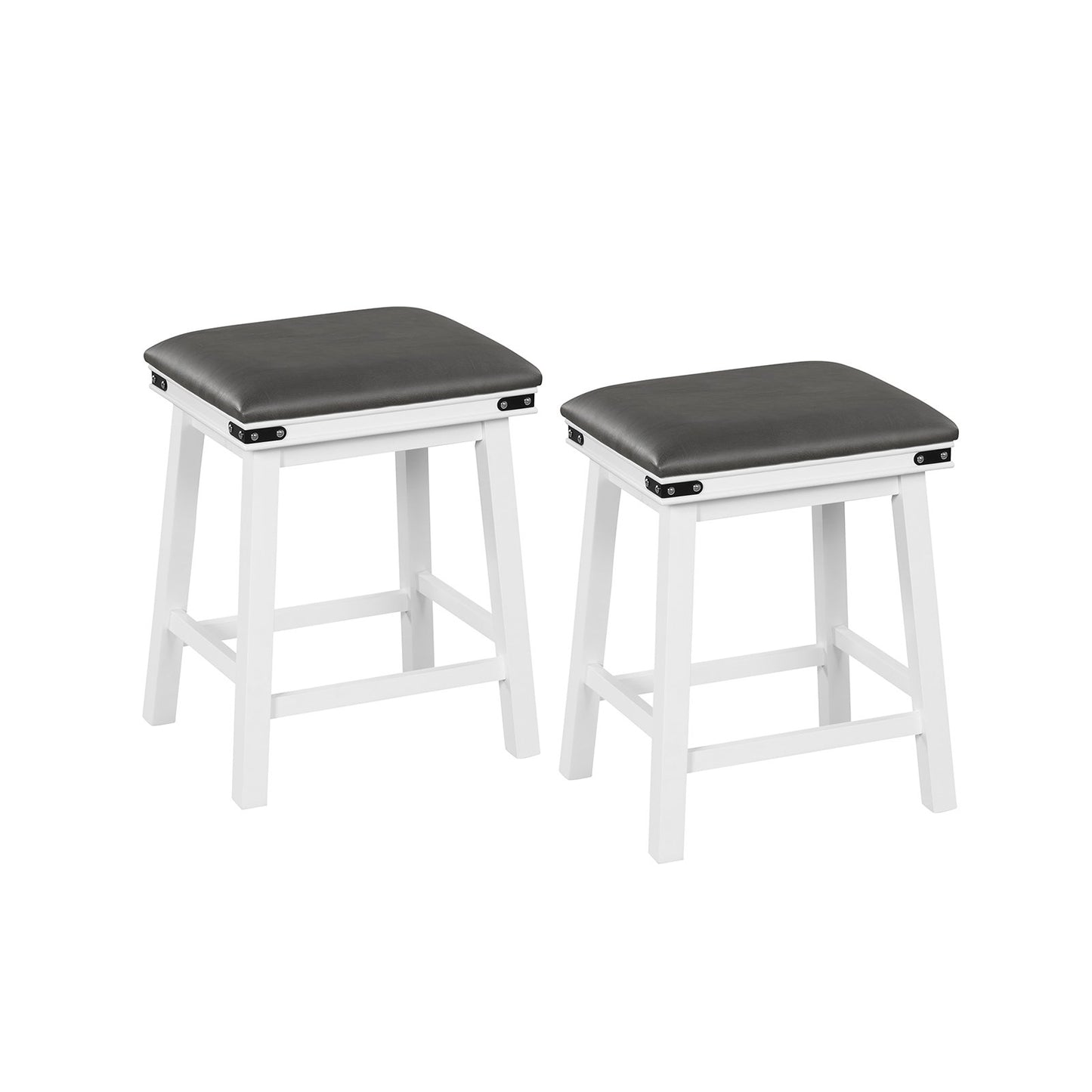 Set of 2 24/30 Inch Dining Bar Stool with Acacia Wood Frame-30 inches