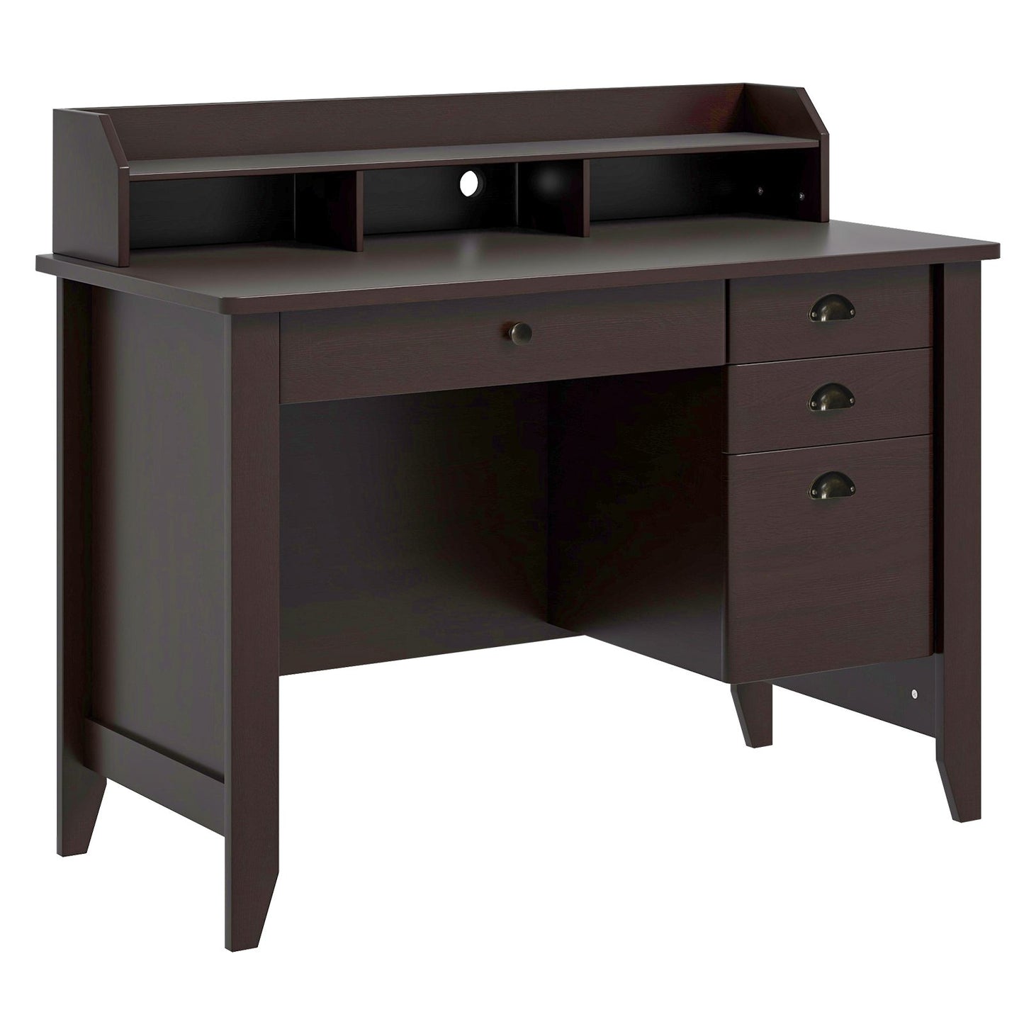 PC Laptop Writing Computer Desk -Brown