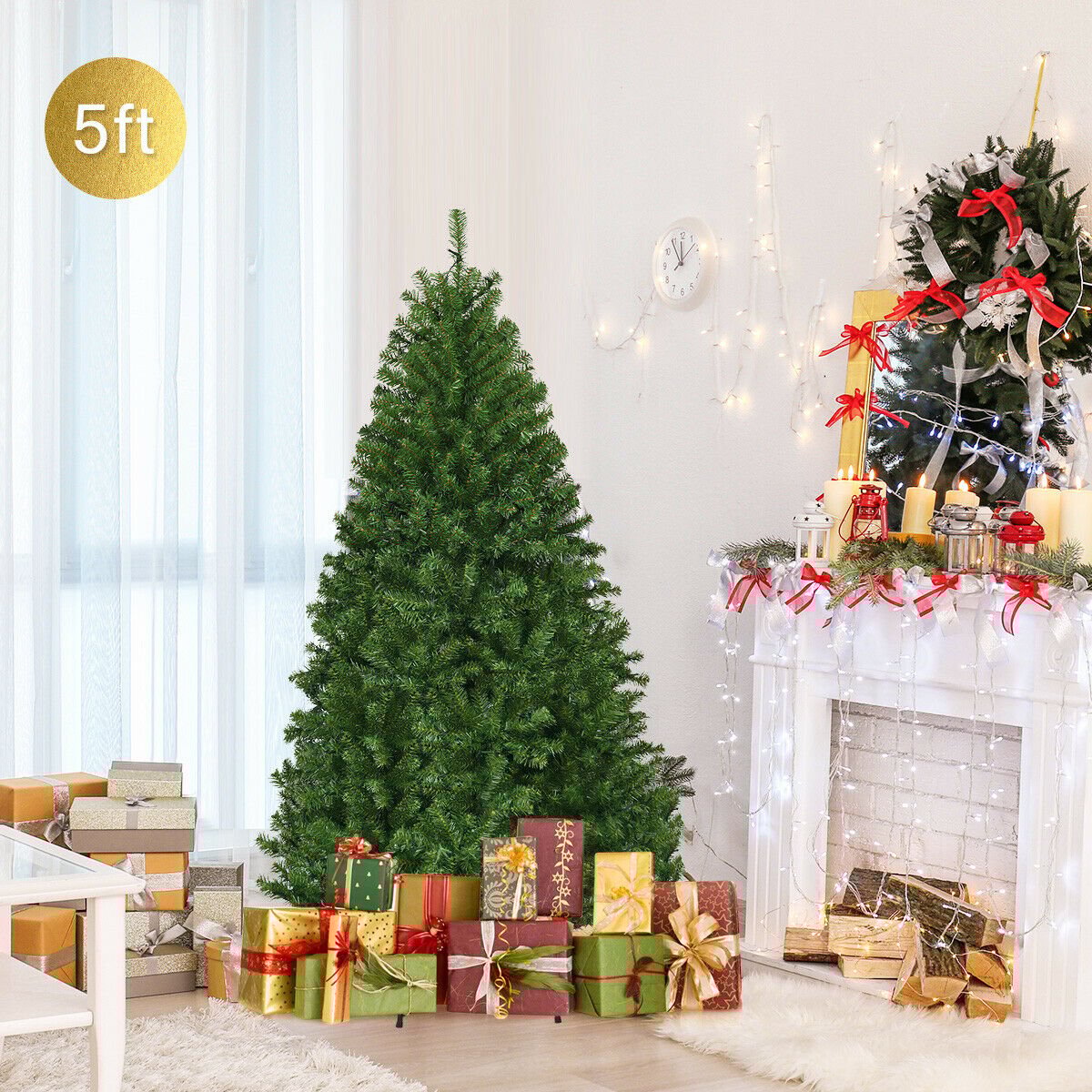 Artificial Premium Hinged Christmas Tree-4 ft