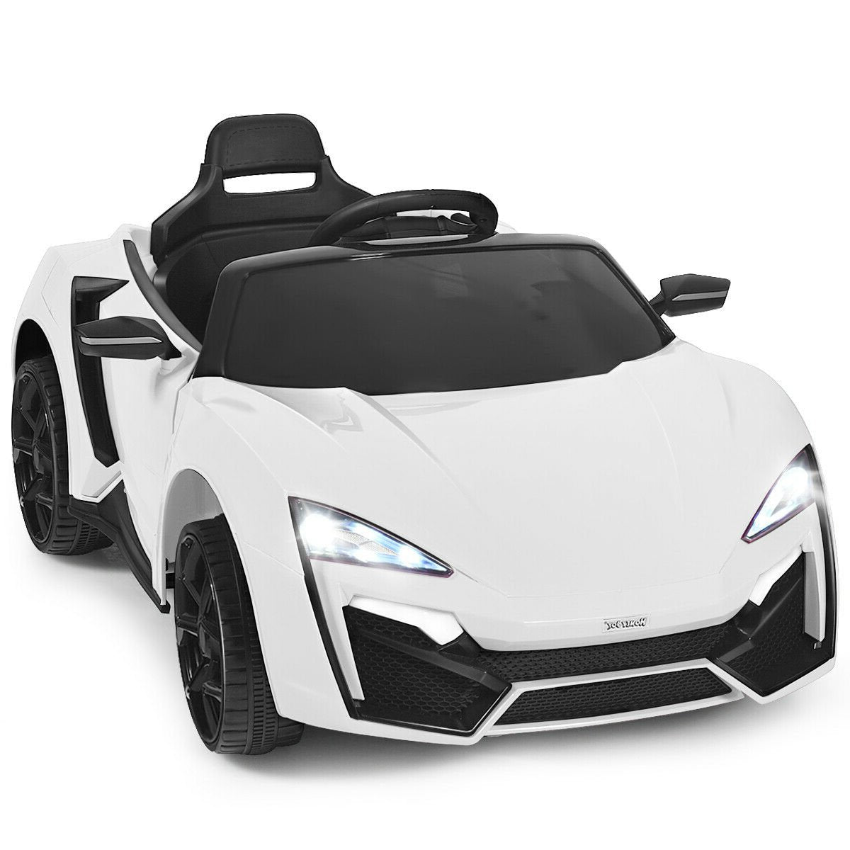 12V 2.4G RC Electric Vehicle with Lights-Black
