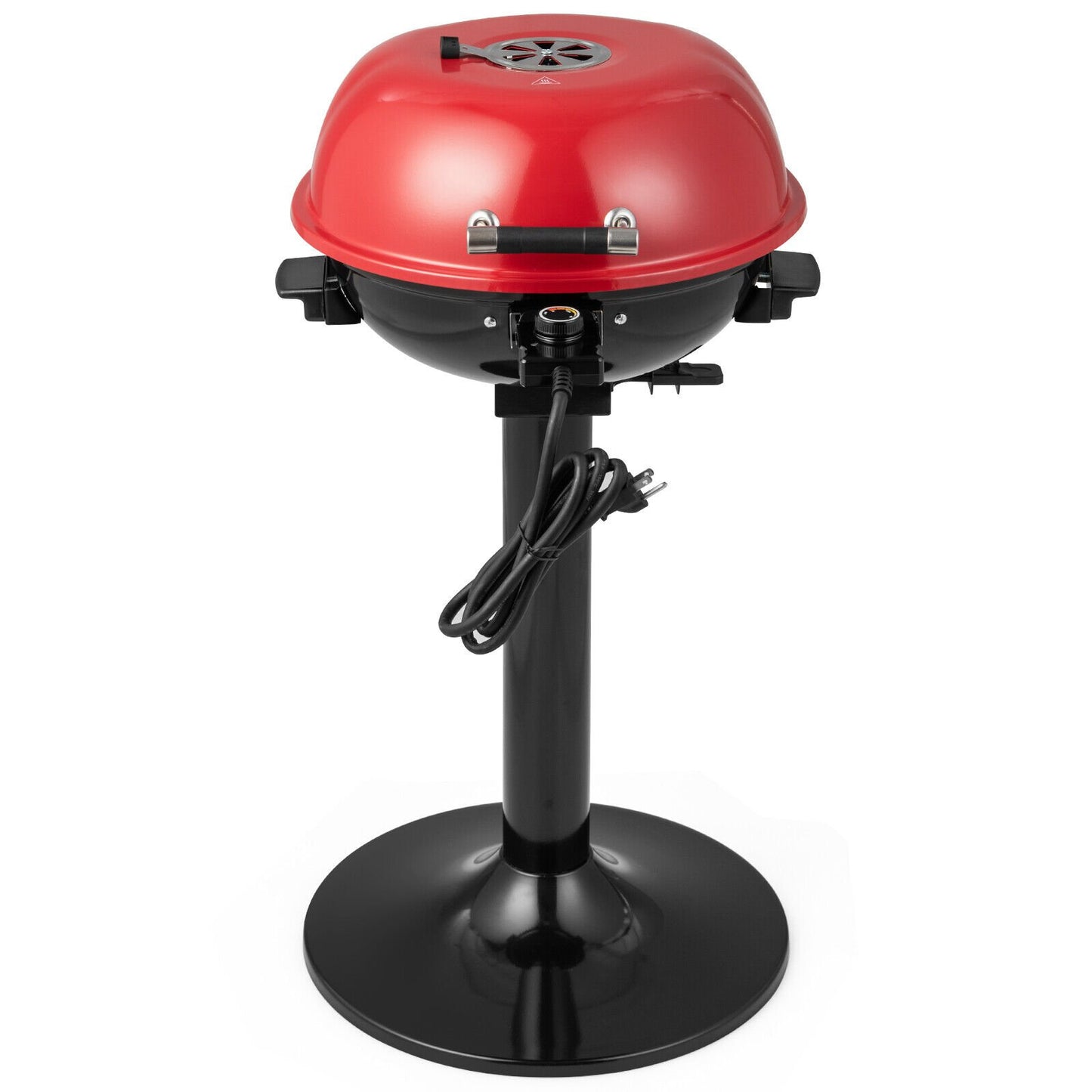 1600W Electric BBQ Grill with Removable Non-Stick Warming Rack-Black