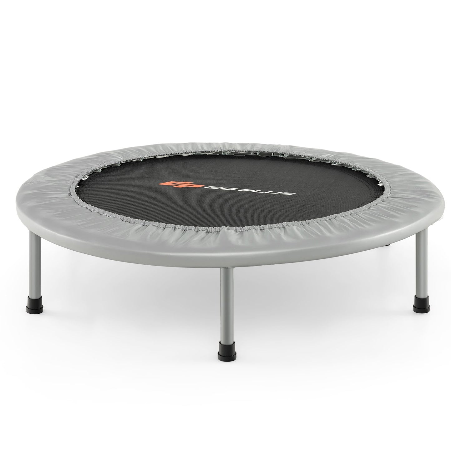 36 Inch Mini Folding Trampoline Portable Recreational Fitness Rebounder-Blue