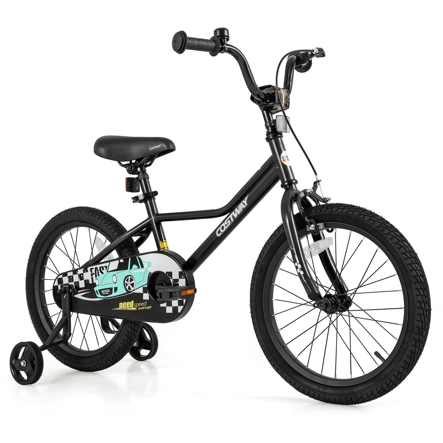 14 Inch Kids Bike Adjustable for 3-5 Years Old with Low-Step Frame
