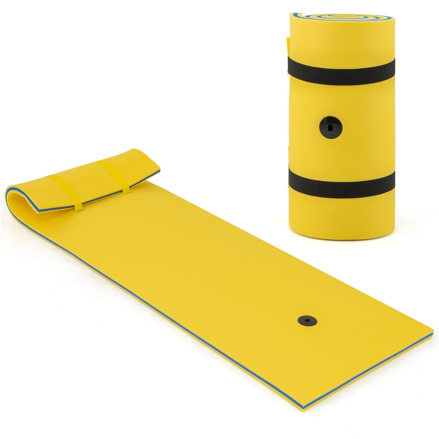 3-layer Tear-resistant Relaxing Foam Floating Pad-Orange