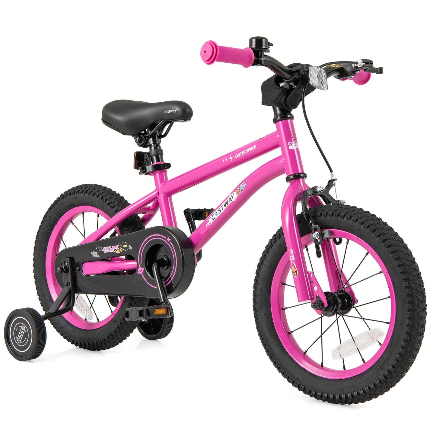 18 Inch Kids Bike for 4-8 Years Old Adjustable with Removable Training Wheels