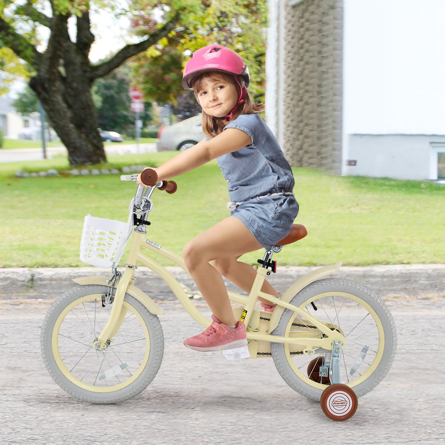14 Inch Kids Bike Adjustable with Training Wheels Ages 3-8 Years Olds-14 inches