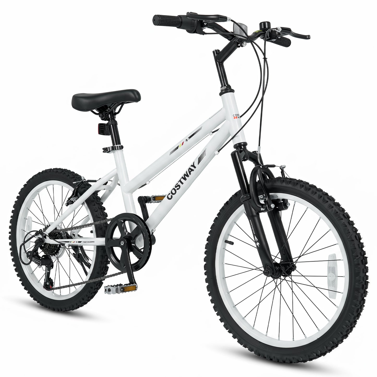 20 Inch Kids Mountain Bike with Adjustable Seat-Black