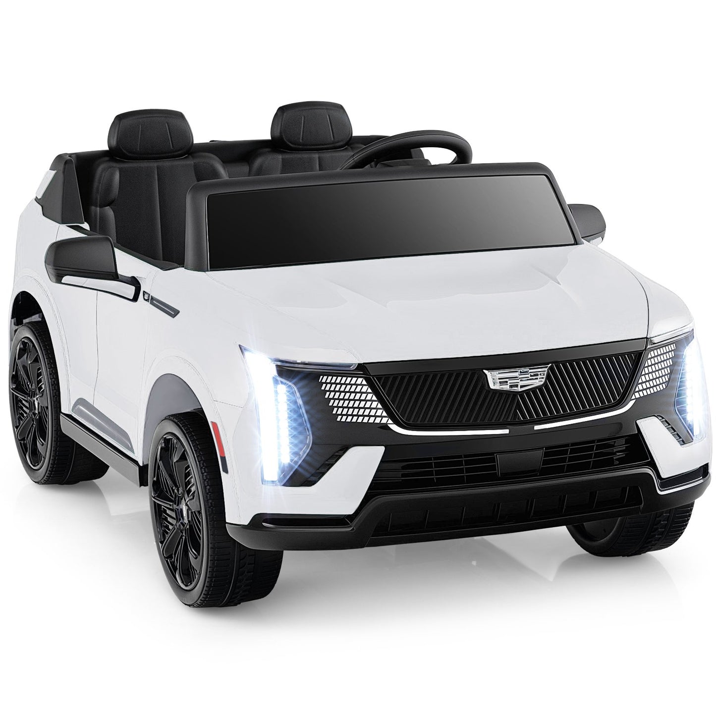 24V Ride on Truck 2-Seater Licensed Cadillac with Remote Control-Black
