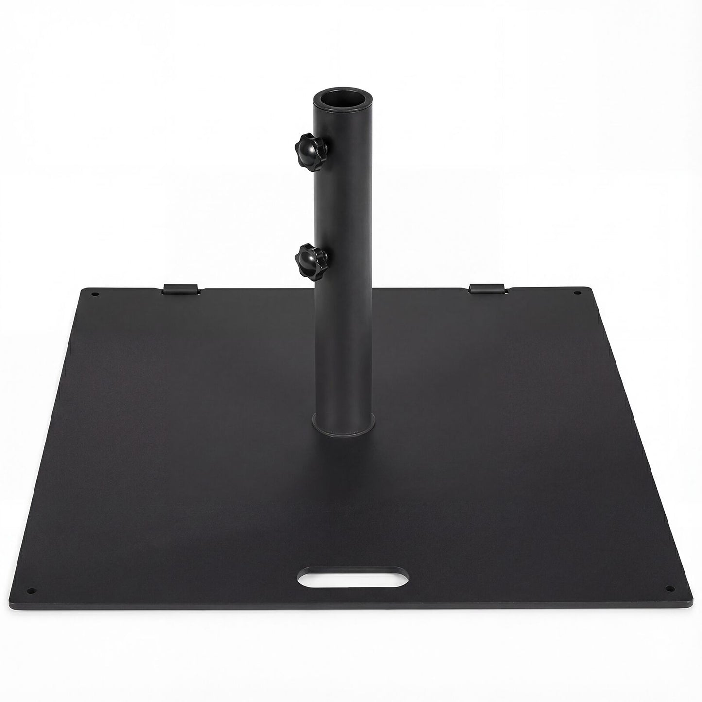 24 Inch Square Patio Umbrella Base 50 LBS Weighted-Black